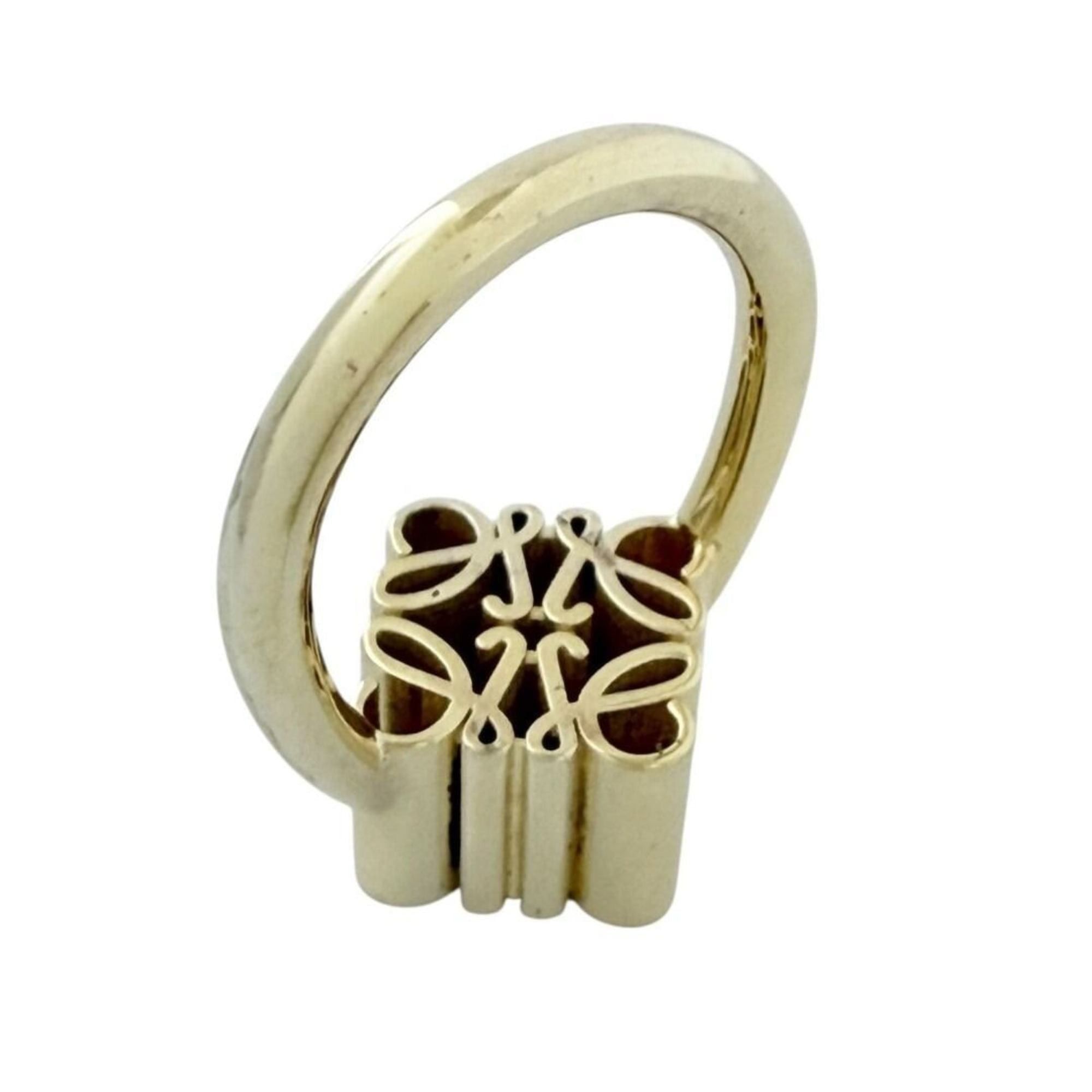 Loewe Loewe Women's Single Anagram Ring, Size 9, 24K Silver Size ONE SIZE - 6 Thumbnail