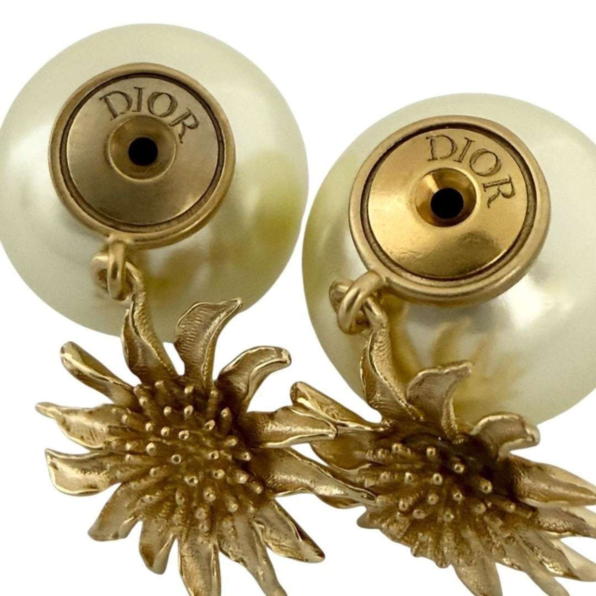 Dior Christian Dior Dior Women's Tribal Flower Earrings Size ONE SIZE - 8 Thumbnail
