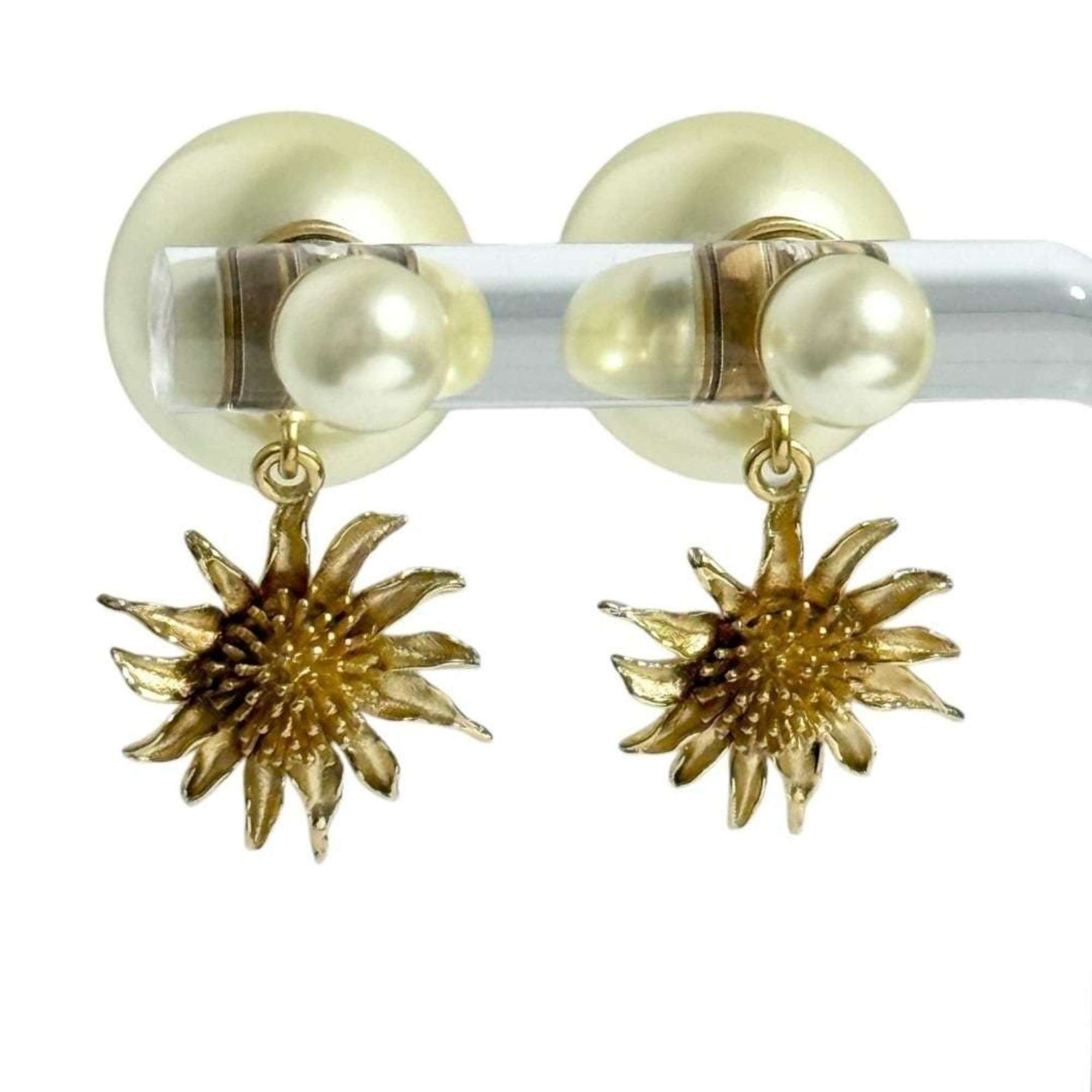 Dior Christian Dior Dior Women's Tribal Flower Earrings Size ONE SIZE - 2 Thumbnail