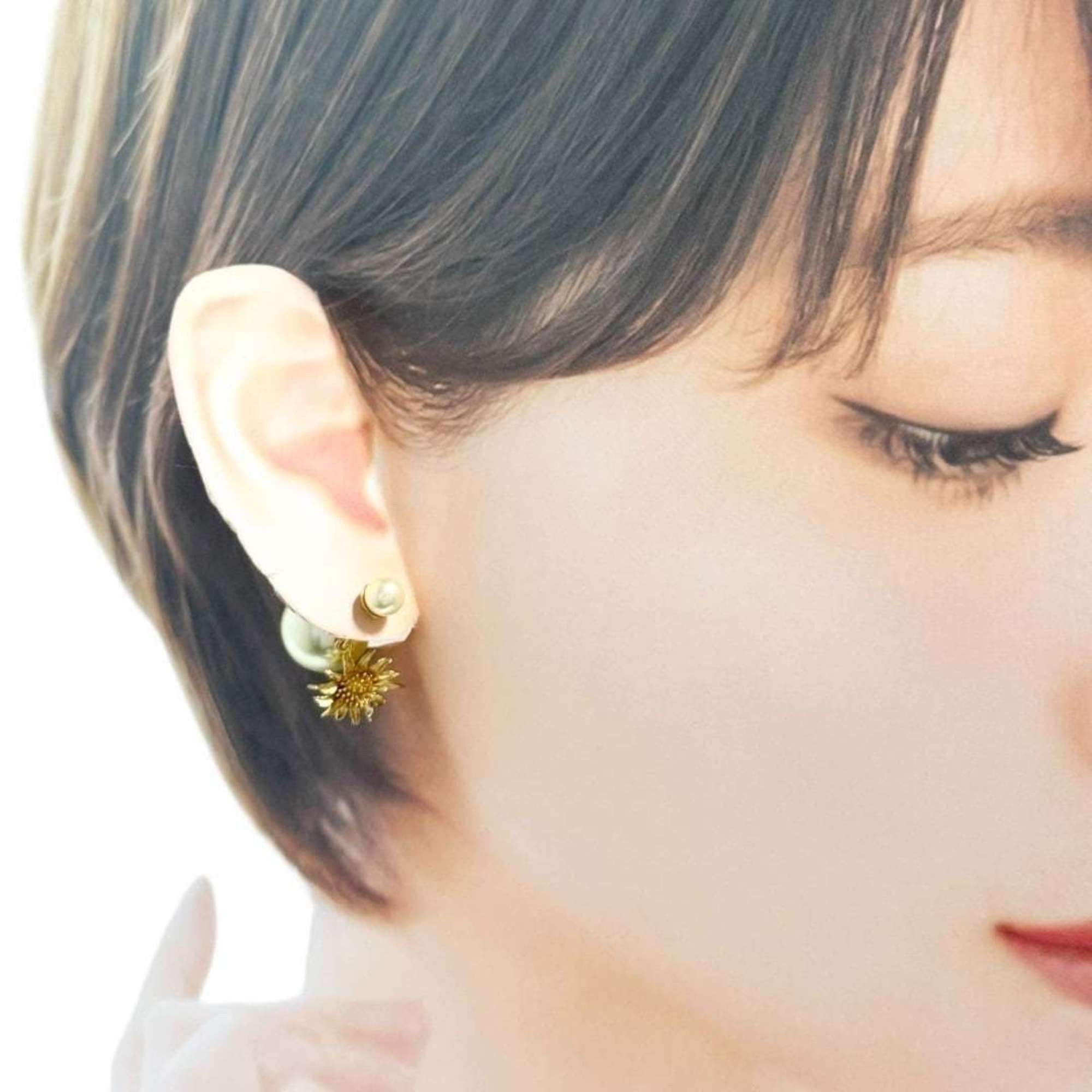Dior Christian Dior Dior Women's Tribal Flower Earrings Size ONE SIZE - 9 Thumbnail