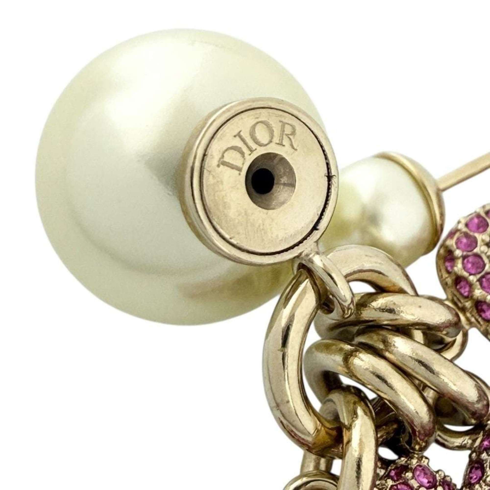 Dior Christian Dior Dior Women's Tribal Single Earring, Pink Size ONE SIZE - 3 Thumbnail