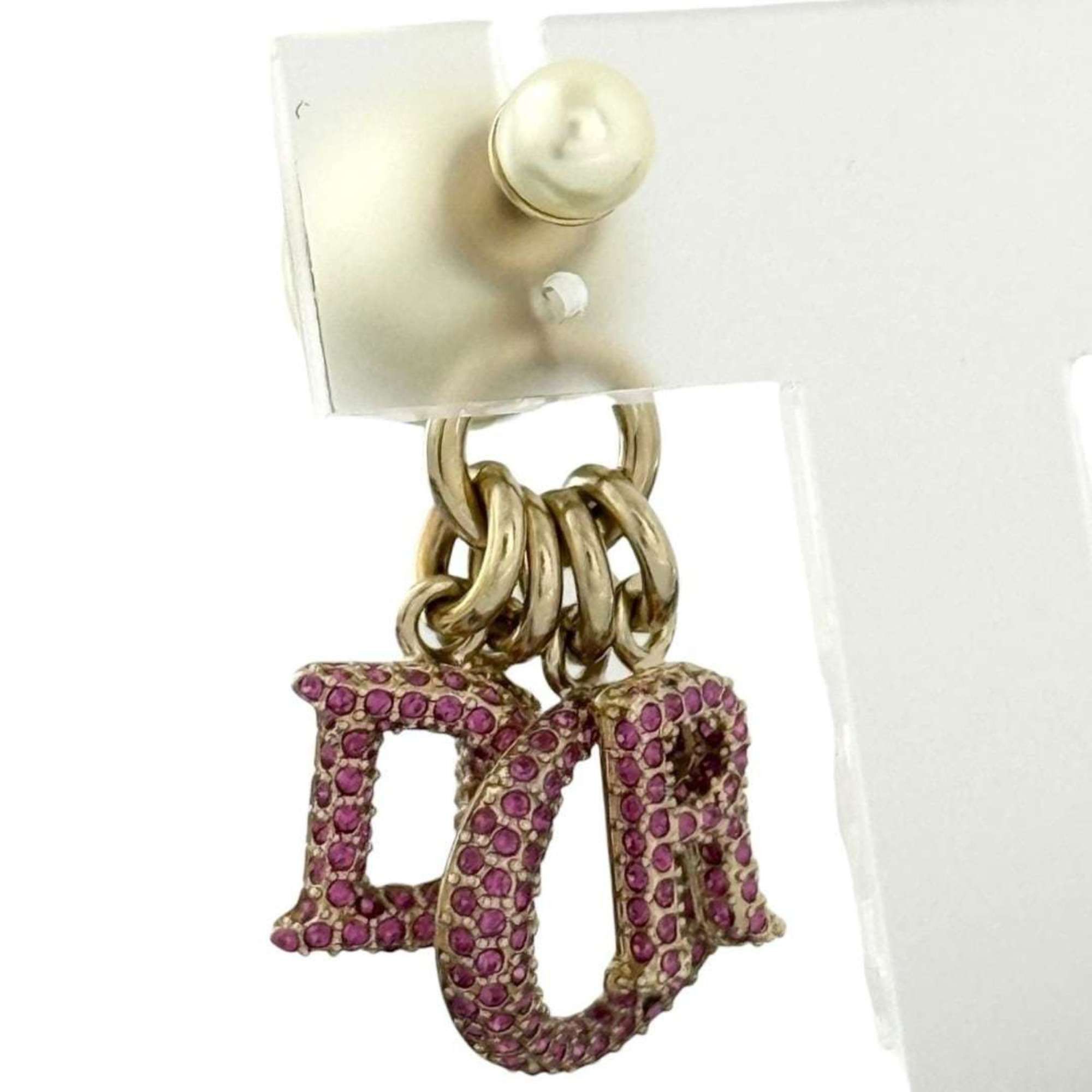 Dior Christian Dior Dior Women's Tribal Single Earring, Pink Size ONE SIZE - 8 Thumbnail