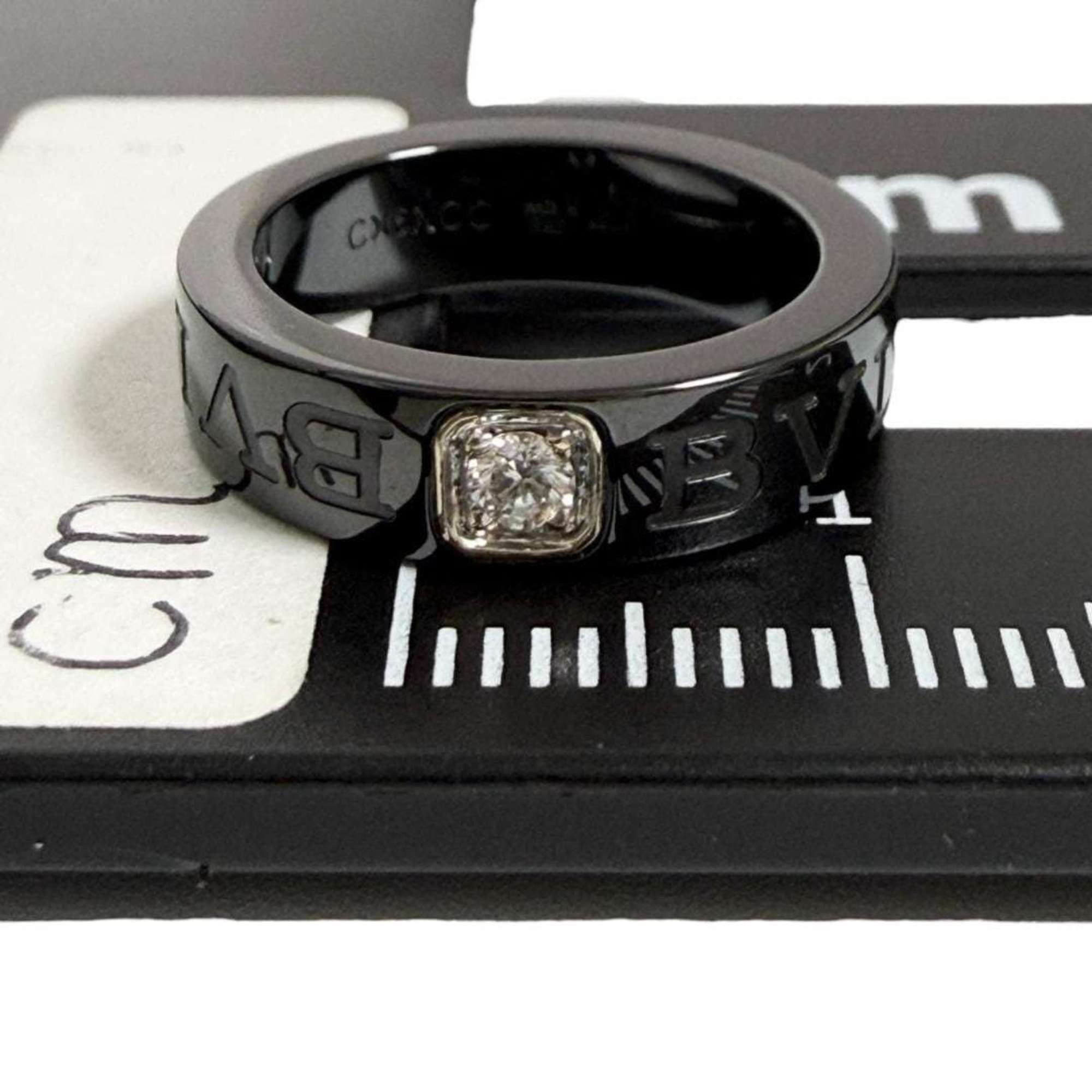 Bvlgari Bvlgari Women's/Men's Pinky Double Logo Ring, Size 4, 18K Gold Size ONE SIZE - 8 Thumbnail