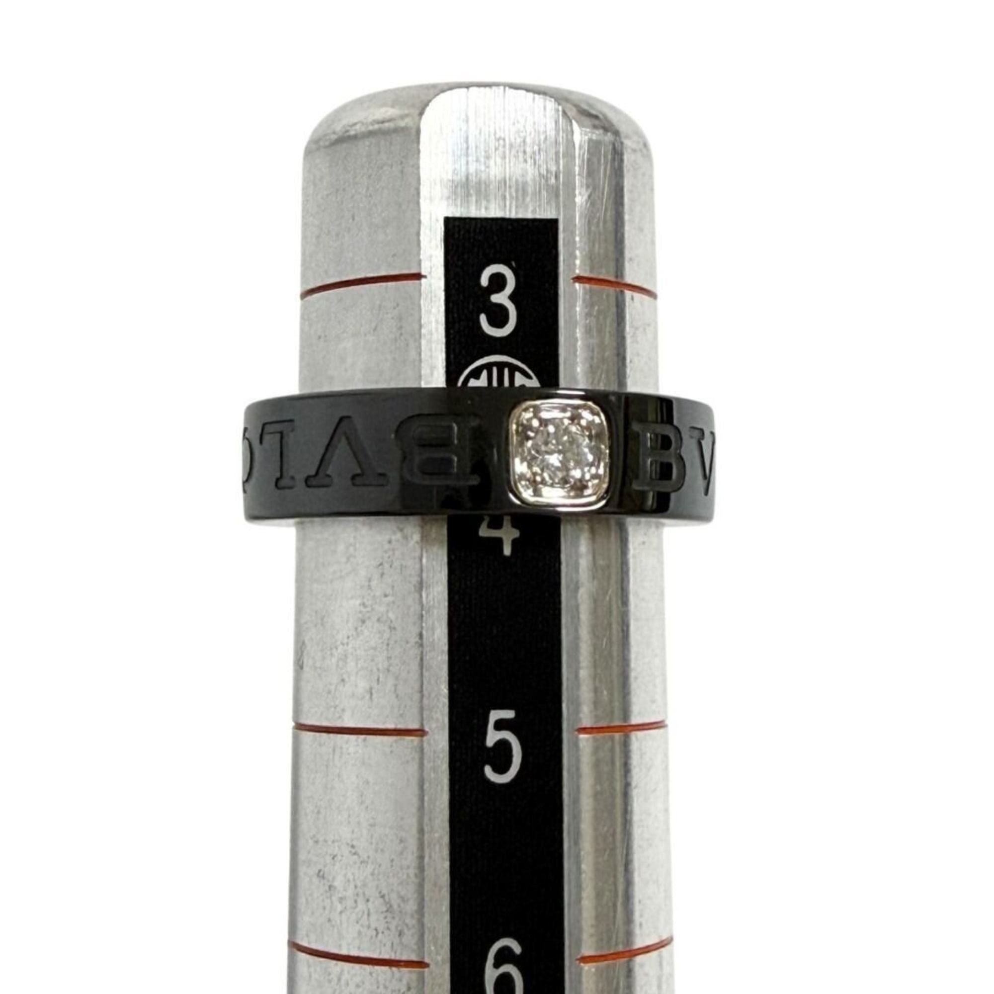 Bvlgari Bvlgari Women's/Men's Pinky Double Logo Ring, Size 4, 18K Gold Size ONE SIZE - 9 Thumbnail