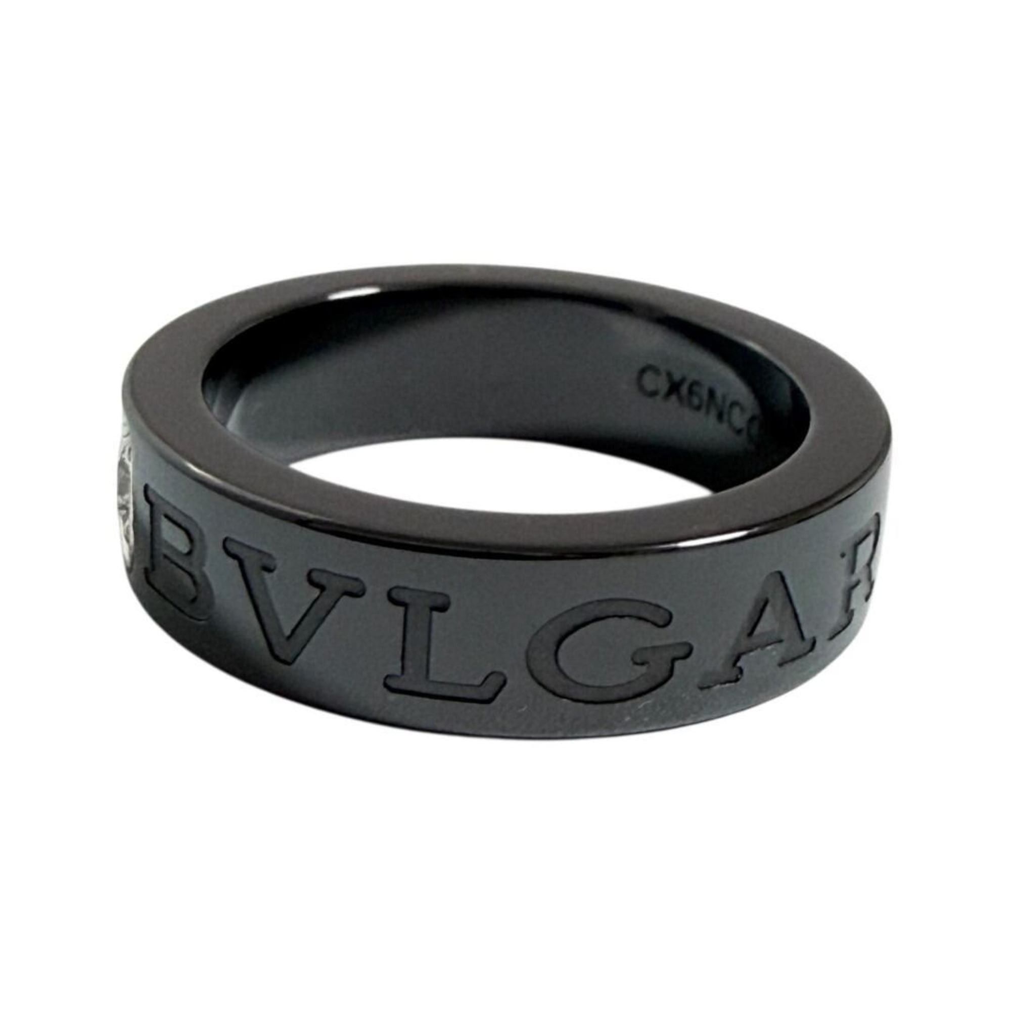 Bvlgari Bvlgari Women's/Men's Pinky Double Logo Ring, Size 4, 18K Gold Size ONE SIZE - 4 Thumbnail