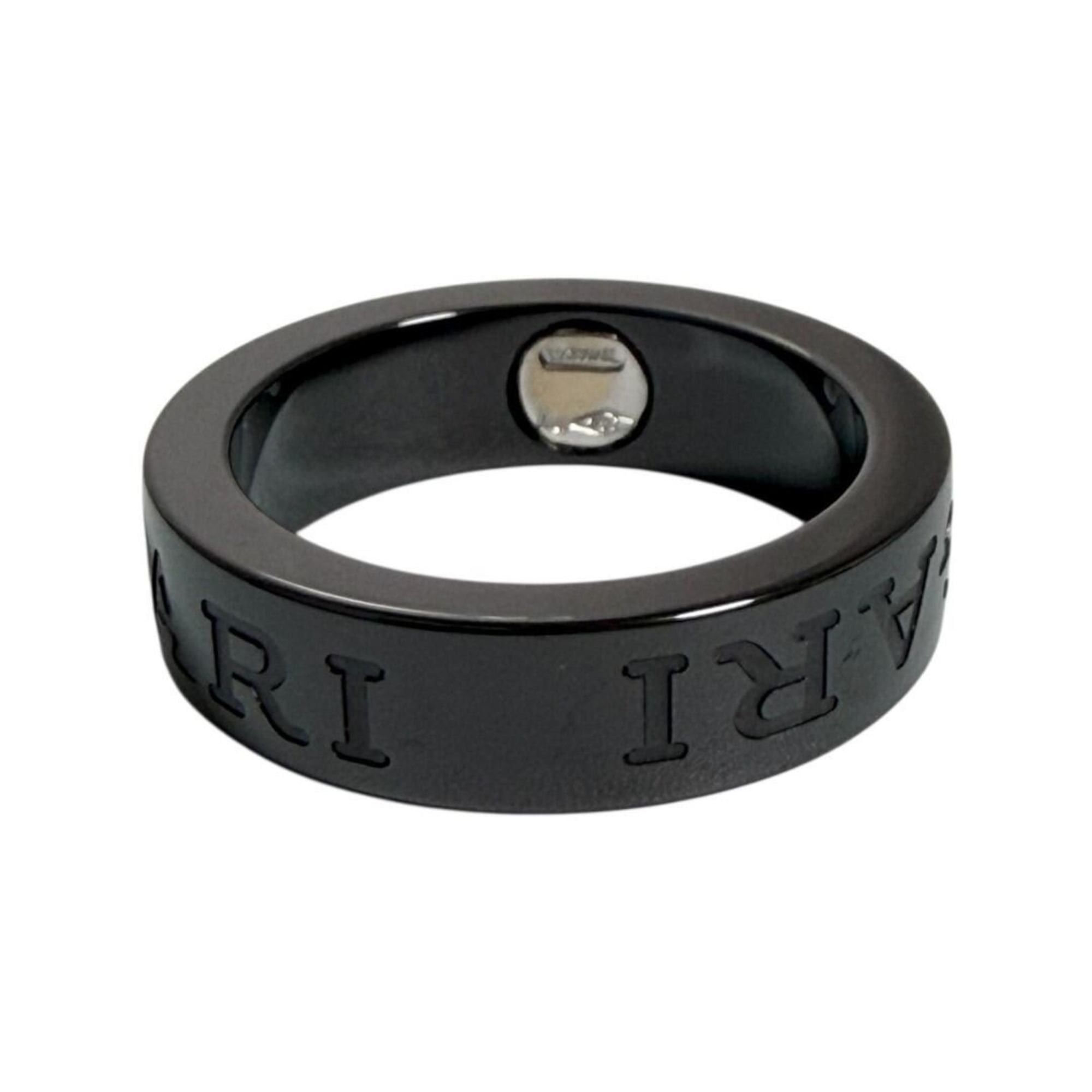 Bvlgari Bvlgari Women's/Men's Pinky Double Logo Ring, Size 4, 18K Gold Size ONE SIZE - 2 Thumbnail