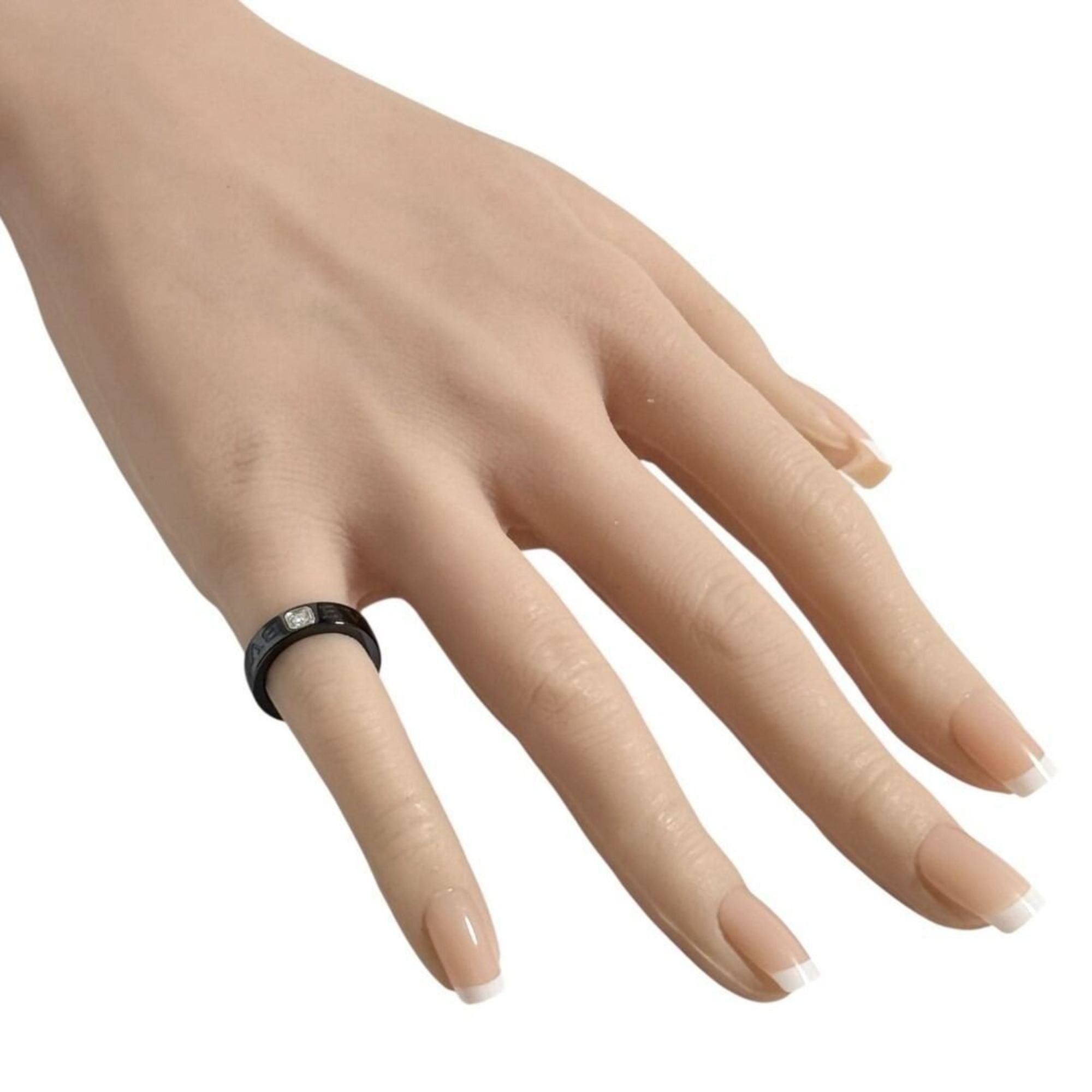 Bvlgari Bvlgari Women's/Men's Pinky Double Logo Ring, Size 4, 18K Gold Size ONE SIZE - 10 Thumbnail