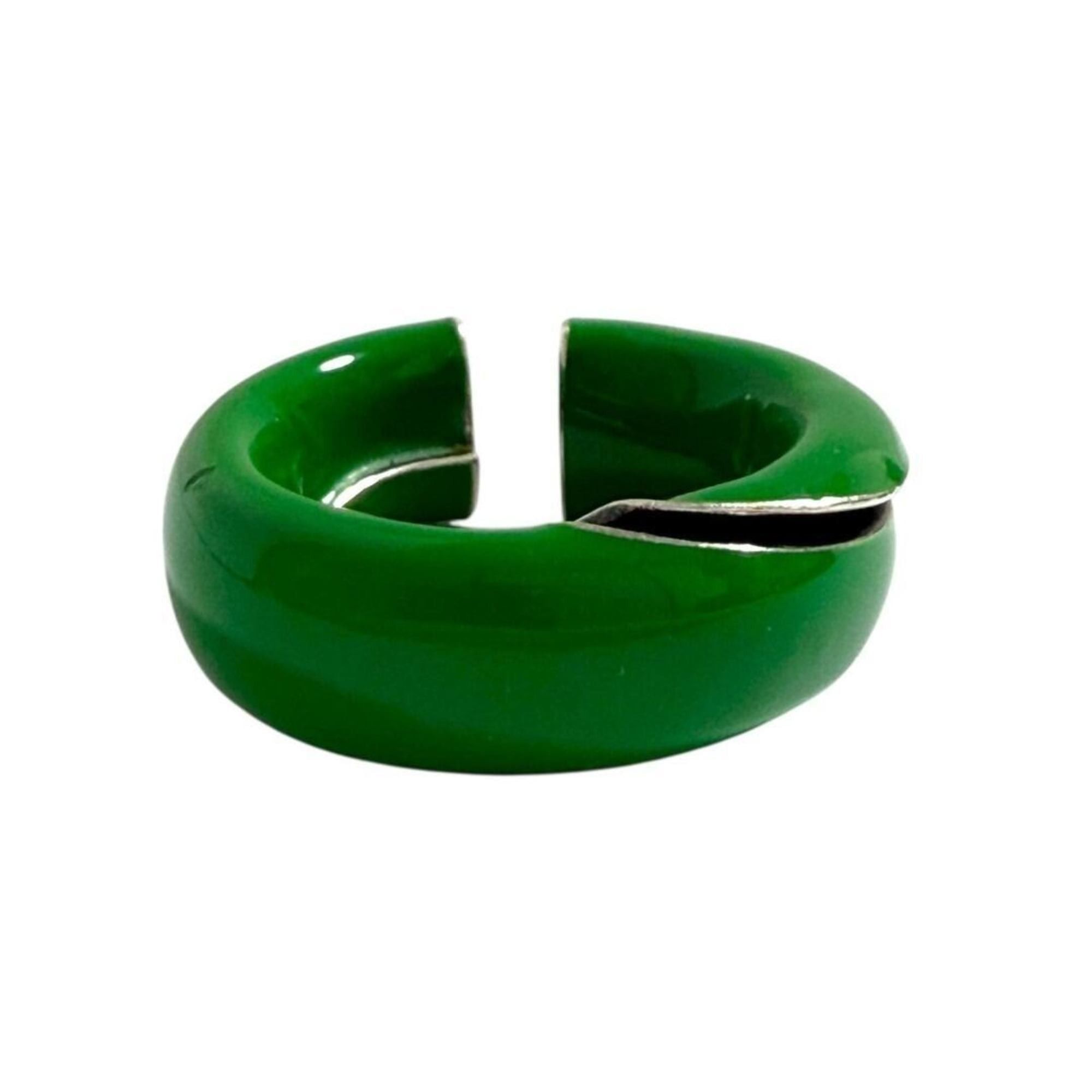 Bottega Veneta Bottega Veneta Paraquito Ring for Men and Women, Size 11, Silver Size ONE SIZE - 5 Thumbnail