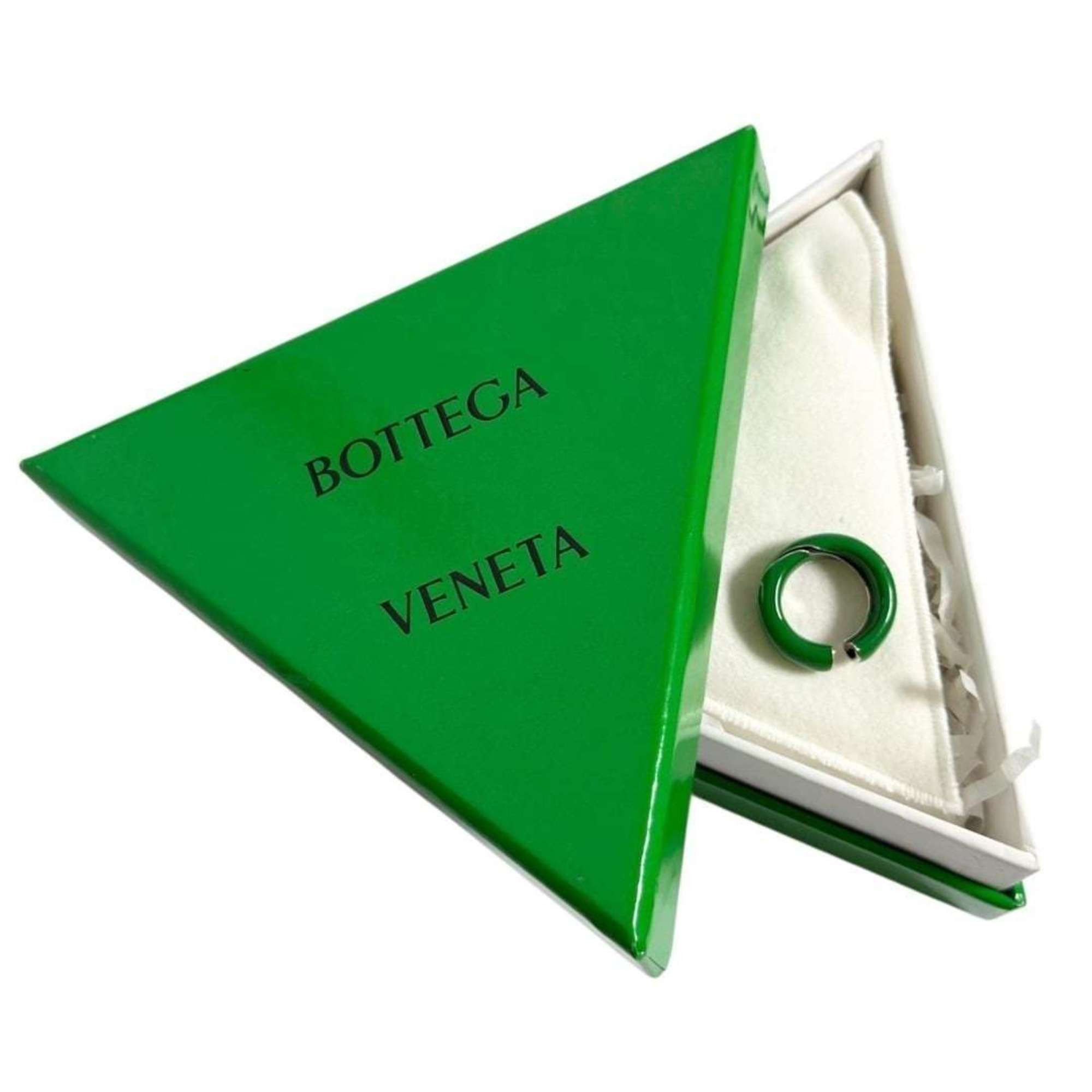 Bottega Veneta Bottega Veneta Paraquito Ring for Men and Women, Size 11, Silver Size ONE SIZE - 10 Thumbnail