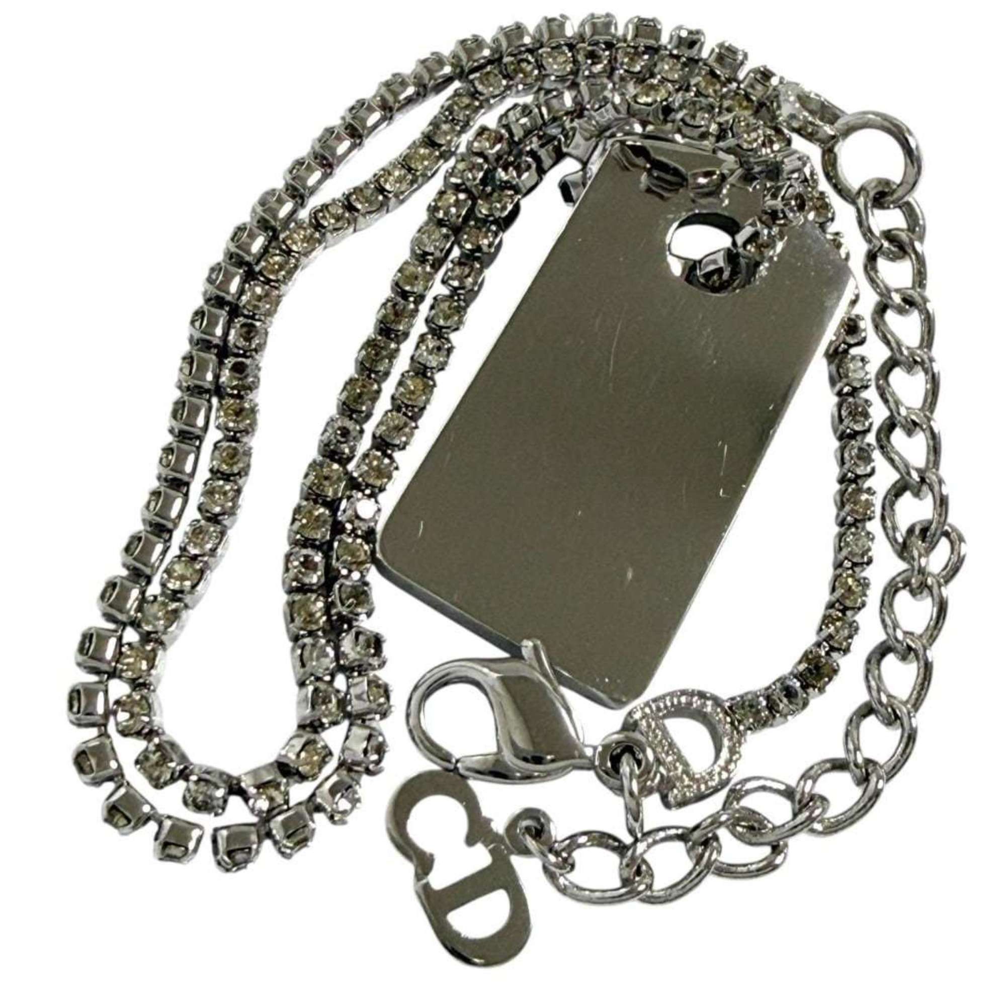 Dior Christian Dior Dior pendant necklace for men and women, logo plate, silver Size ONE SIZE - 6 Thumbnail