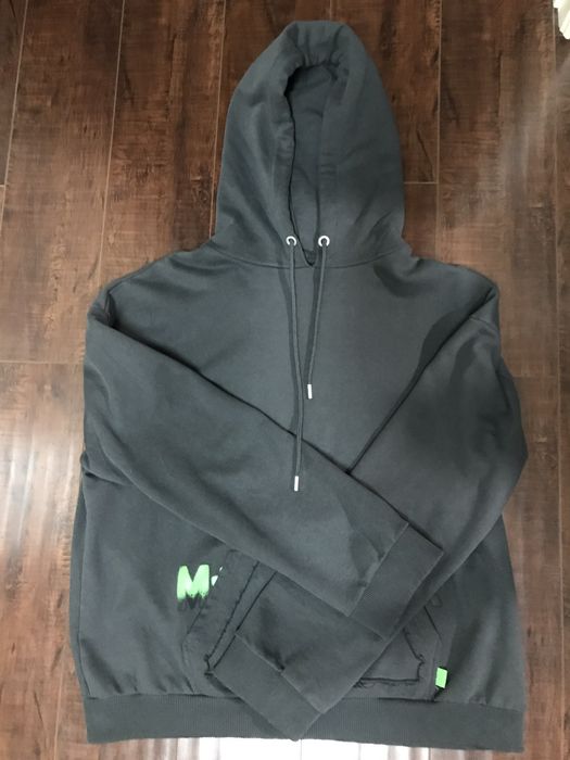 M+Rc Noir MRC NOIR Neon Green Spray Hoodie | Grailed