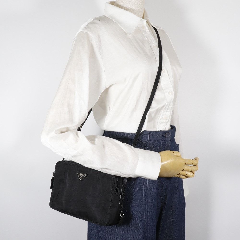 Prada Prada Prada Wallet Shoulder Nylon Shoulder Bag Textile Shoulder Bag DUTY FREE for USA Size ONE SIZE - 18 Thumbnail