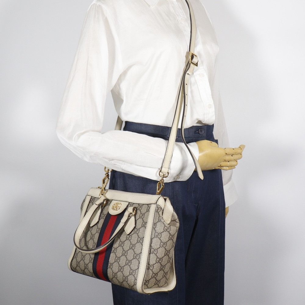 Gucci Gucci Gucci Ophidia GG Supreme 2way bag Textile Handbag 547551 DUTY FREE for USA Size ONE SIZE - 18 Thumbnail