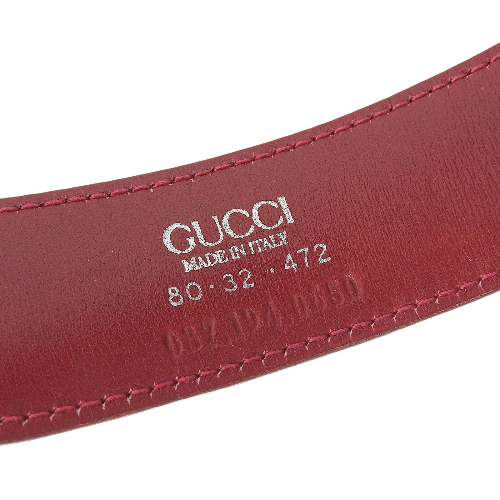 Gucci Gucci Gucci Crocodile Leather Belt Leather Belt 087.194 DUTY FREE for USA Size ONE SIZE - 8 Thumbnail