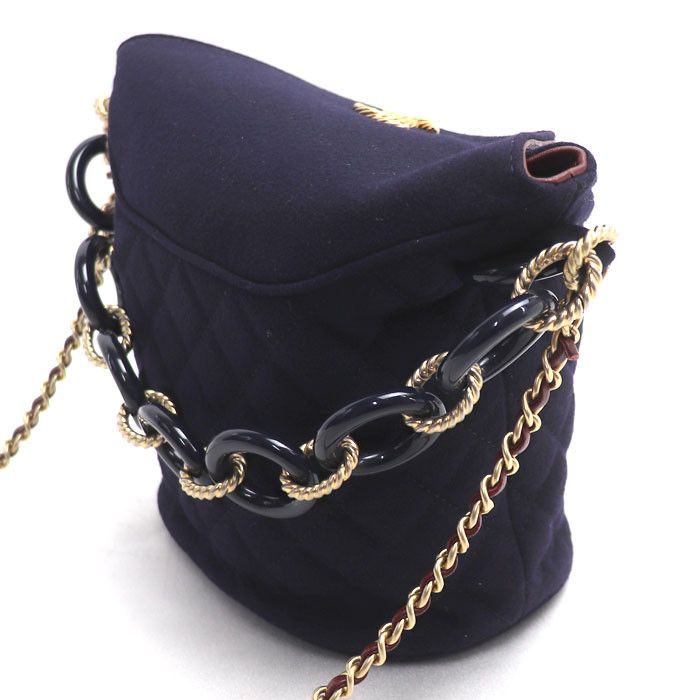 Chanel Chanel CHANEL Paris Hamburg Wool Lambskin Shoulder Bag Leather Shoulder Bag A57868 DUTY FREE for USA Size ONE SIZE - 2 Thumbnail