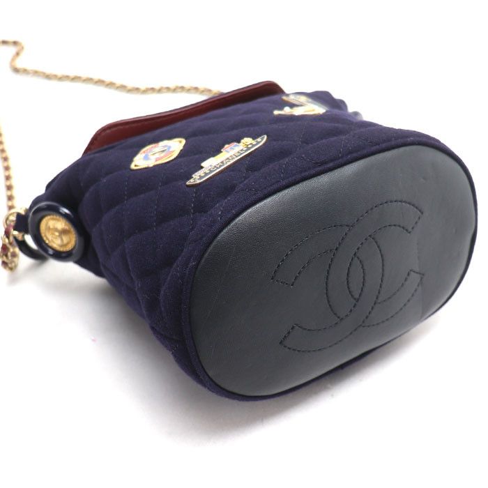 Chanel Chanel CHANEL Paris Hamburg Wool Lambskin Shoulder Bag Leather Shoulder Bag A57868 DUTY FREE for USA Size ONE SIZE - 3 Thumbnail