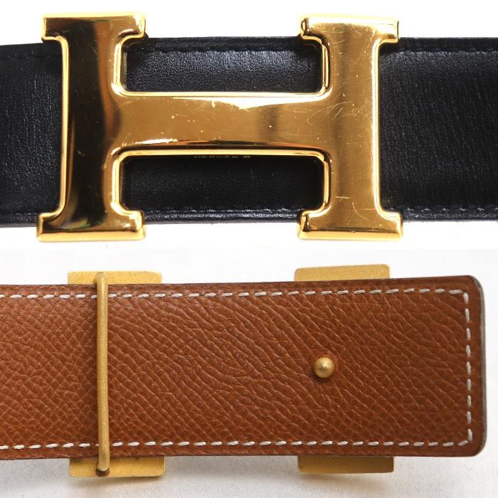 Hermes Hermes Hermès H Belt65 Leather Belt Leather Belt Stamp Z DUTY FREE for USA Size ONE SIZE - 3 Thumbnail