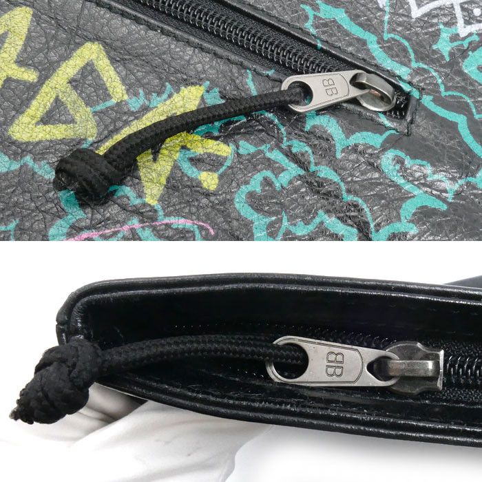 Balenciaga Balenciaga Balenciaga Graffiti Explorer Leather Clutch Bag Leather Clutch Bag 535334 DUTY FREE for USA Size ONE SIZE - 5 Thumbnail