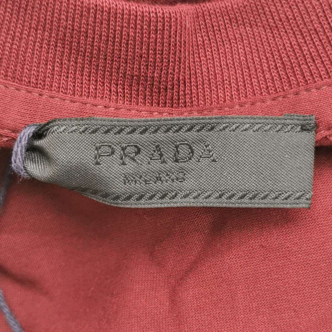 Prada Prada XS Cotton Letter Logo T-shirt Size US XS / EU 42 / 0 - 10 Thumbnail