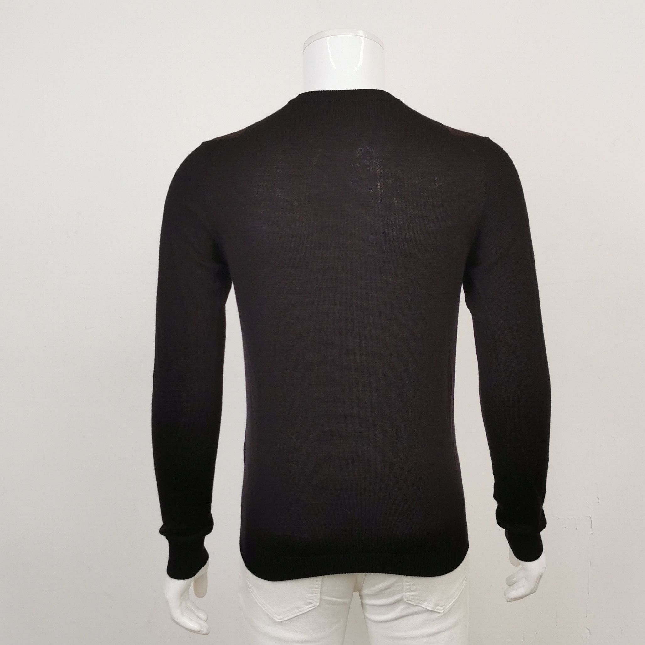 Prada Prada Colorblock V-Neck Wool Knit Sweater Size US M / EU 48-50 / 2 - 3 Thumbnail