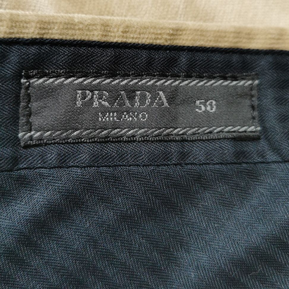 Prada Prada Cotton Solid Color M Pants Size US 27 - 7 Thumbnail