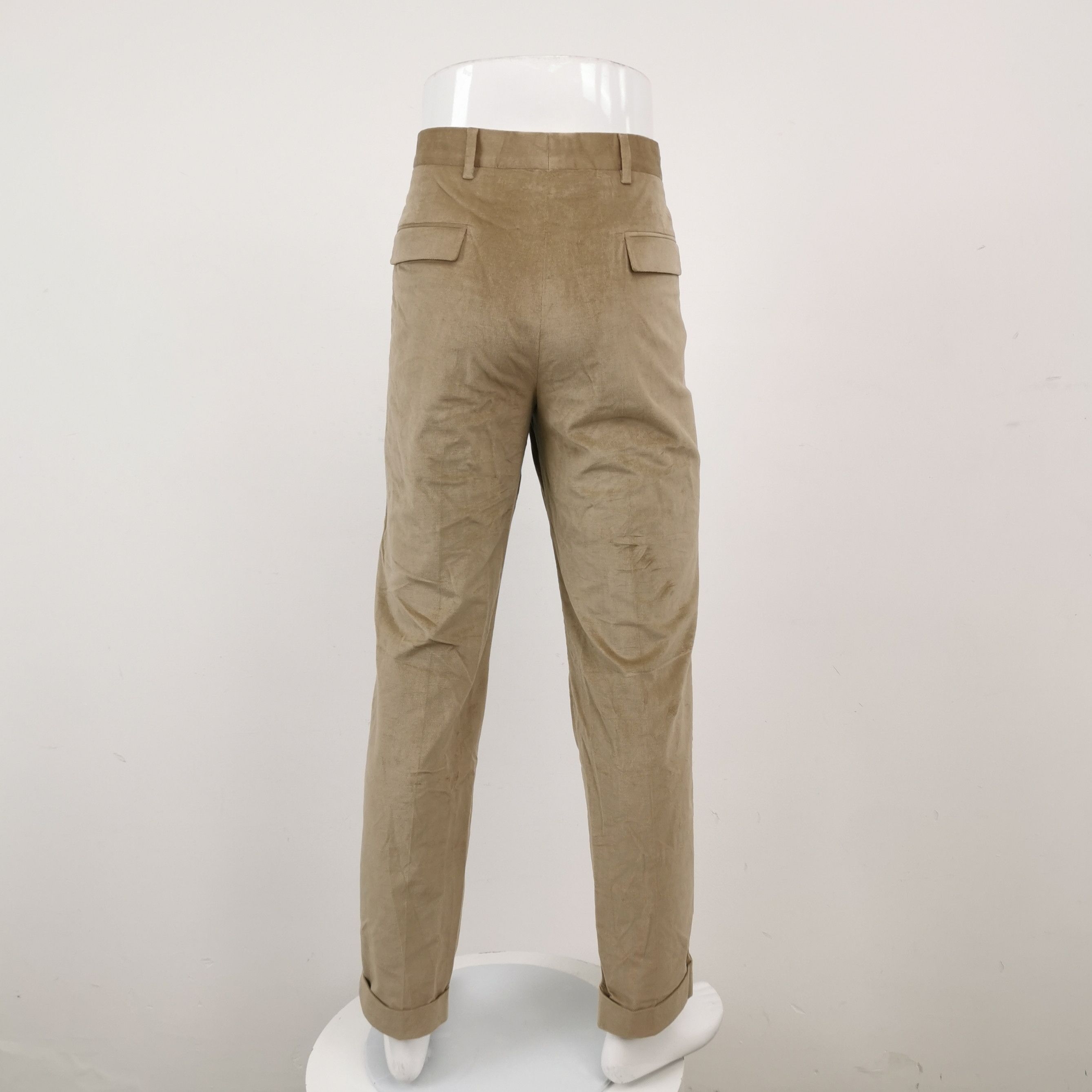 Prada Prada Cotton Solid Color M Pants Size US 27 - 3 Thumbnail