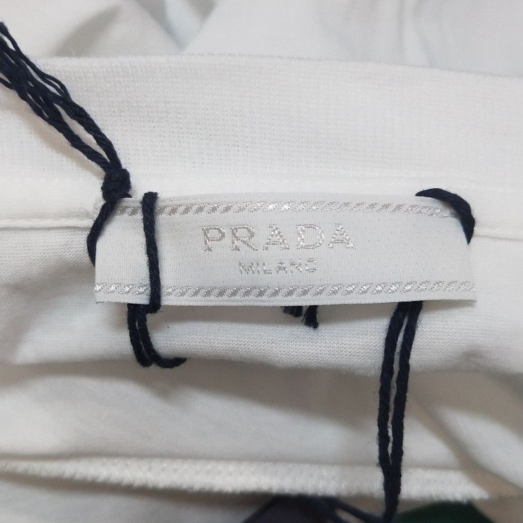 Prada Prada Men's Contrast Collar Cotton T-Shirt M Size US L / EU 52-54 / 3 - 11 Thumbnail
