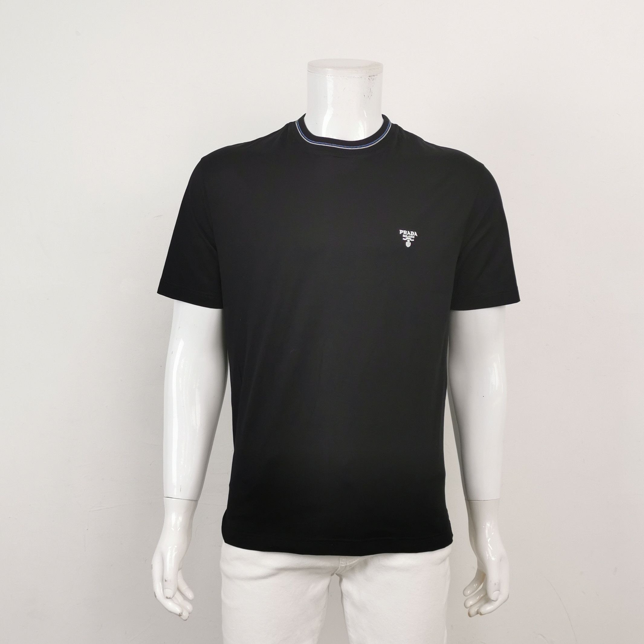 Prada Prada Green Contrast Collar Polo Shirt M Size US L / EU 52-54 / 3 - 3 Thumbnail