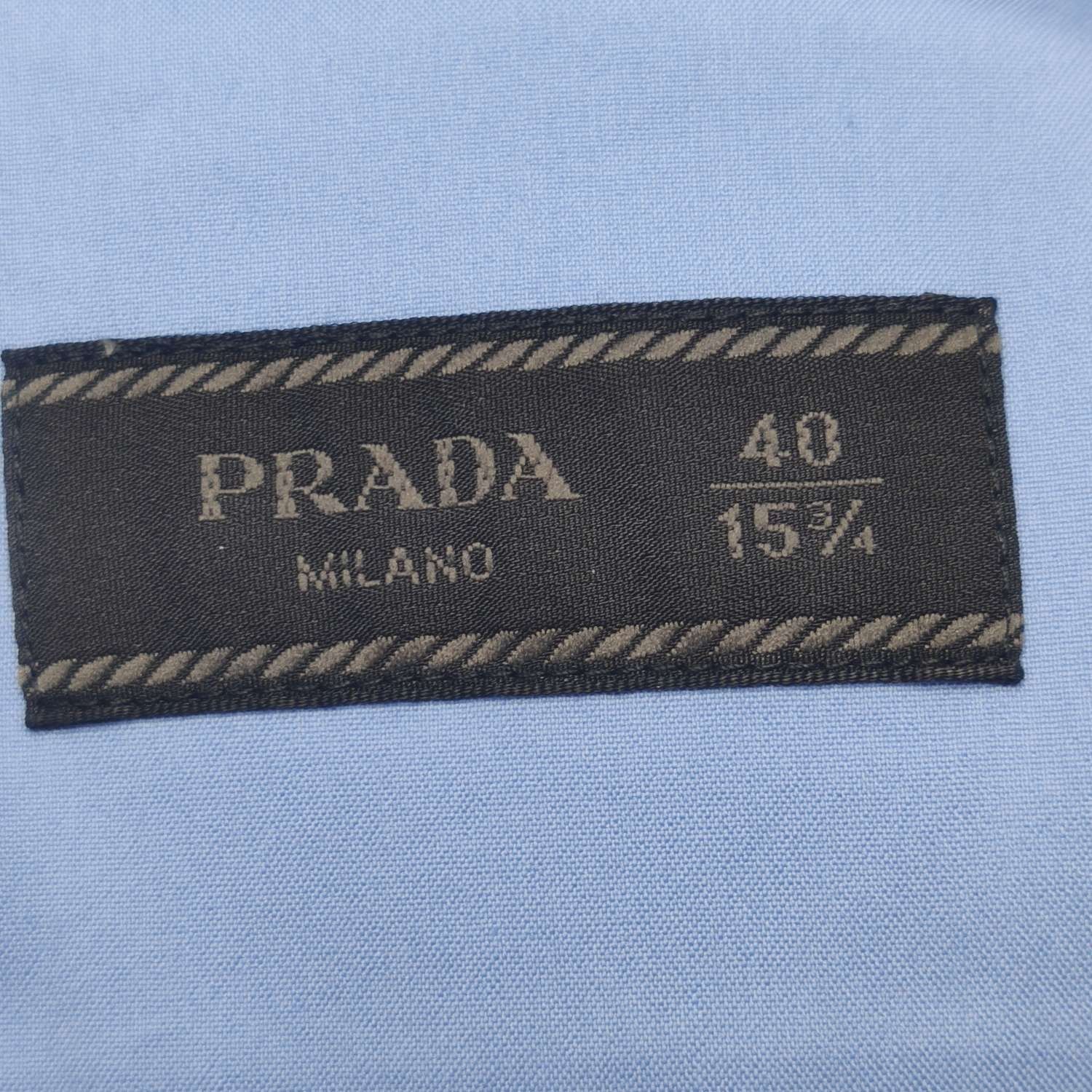 Prada Prada Cotton Single-Breasted Spread Collar Shirt M Size US L / EU 52-54 / 3 - 10 Thumbnail