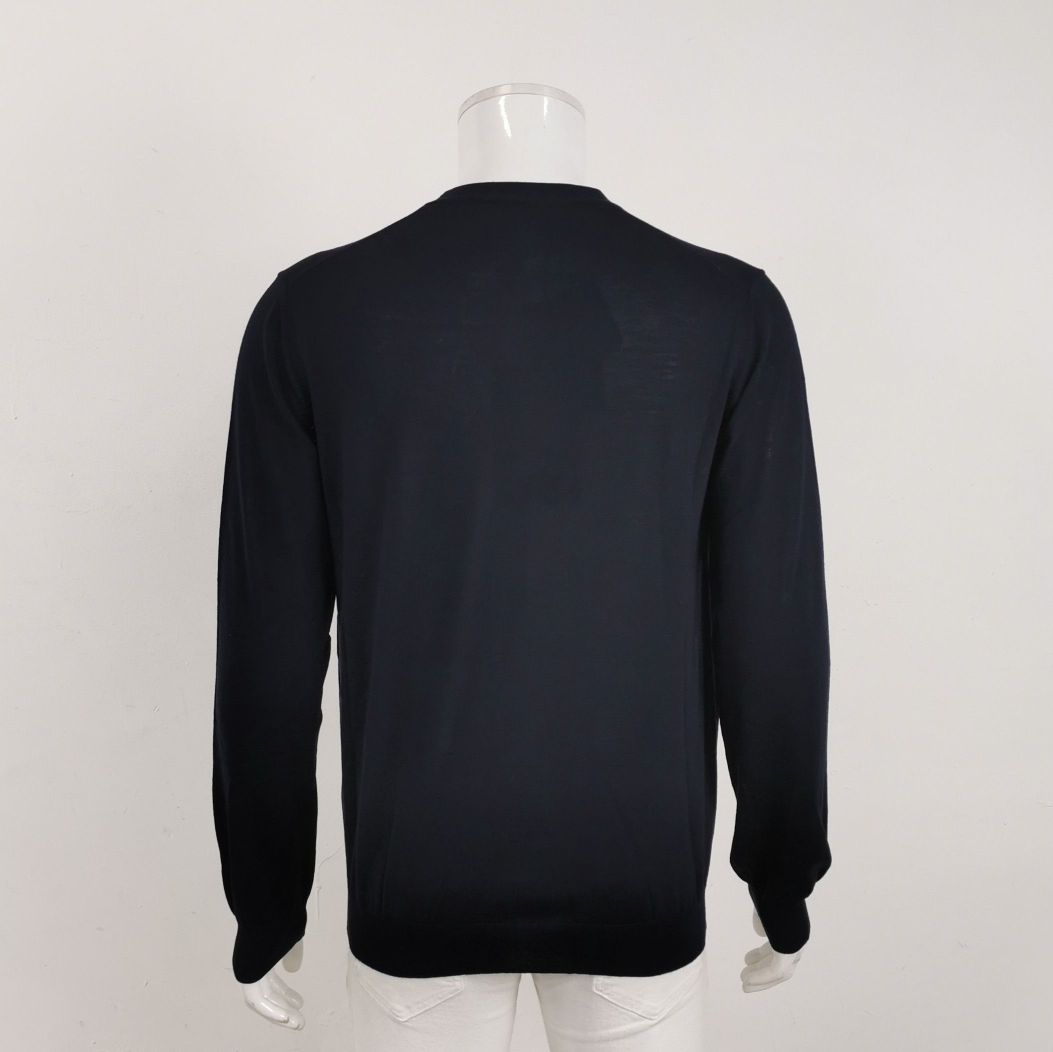 Prada Prada Wool Solid V-Neck Long Sleeve Cardigan L Size US L / EU 52-54 / 3 - 4 Thumbnail