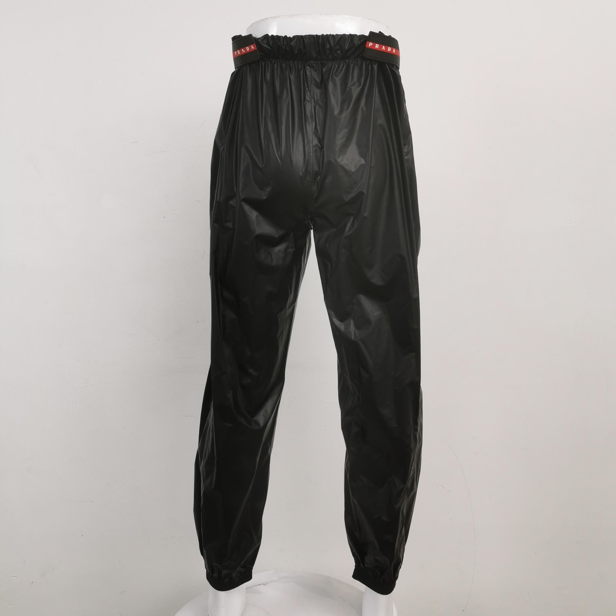 Prada Prada Black Zip-Front Jacket with Triangle Logo Size US 32 / EU 48 - 3 Thumbnail