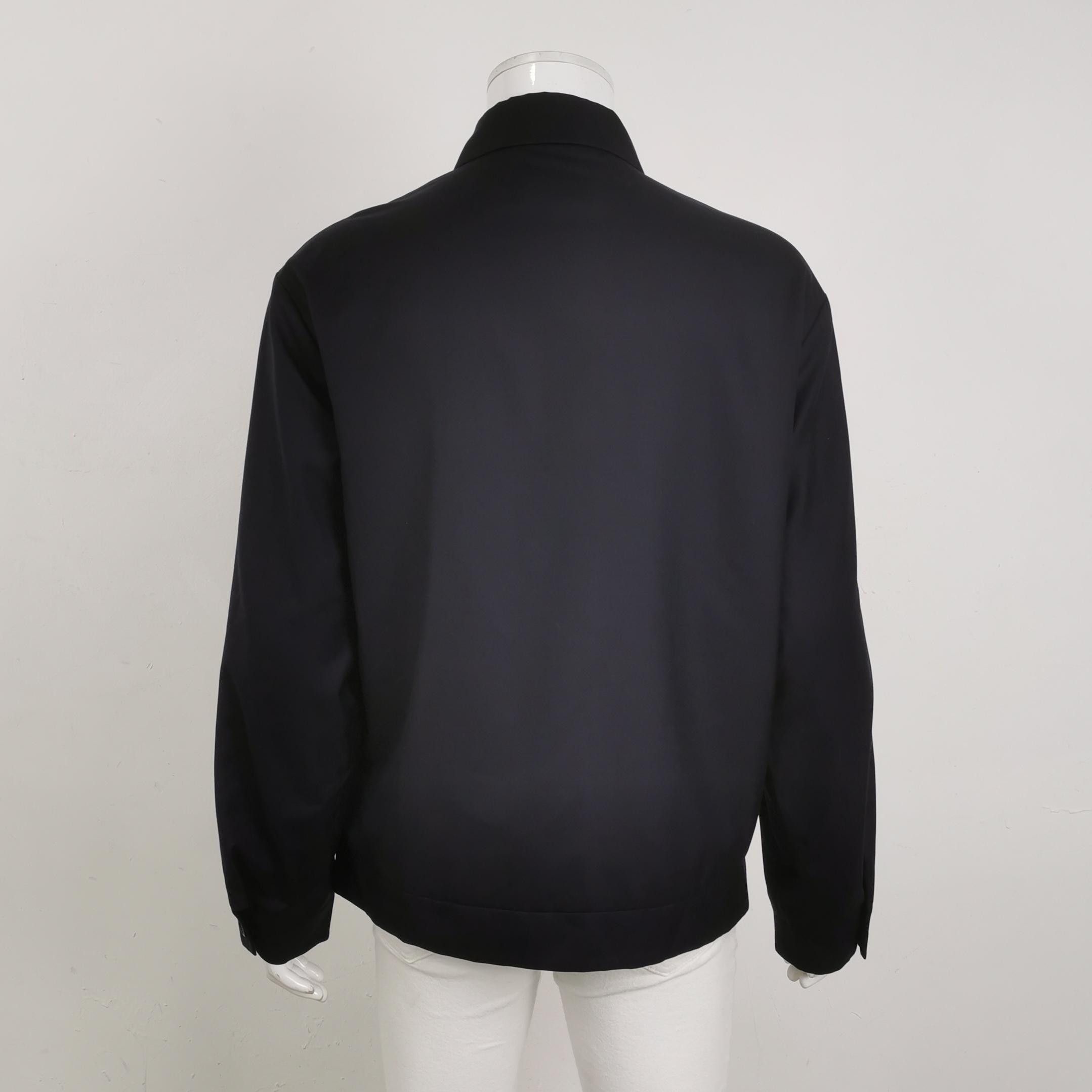 Prada Prada Black Zip-Front Collar Jacket M Size US M / EU 48-50 / 2 - 3 Thumbnail