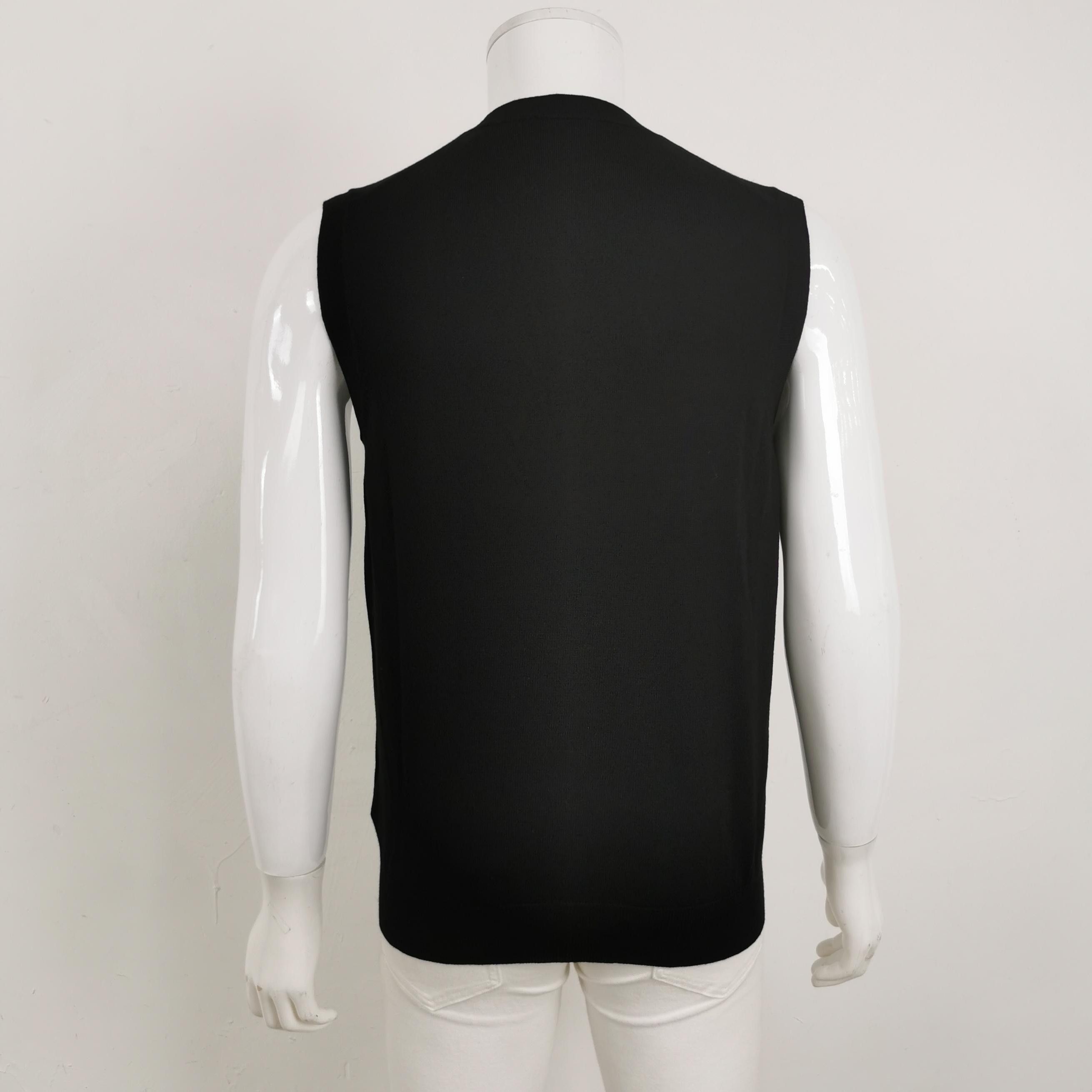 Prada Prada M Cotton V-Neck Sleeveless Top Size US M / EU 48-50 / 2 - 3 Thumbnail