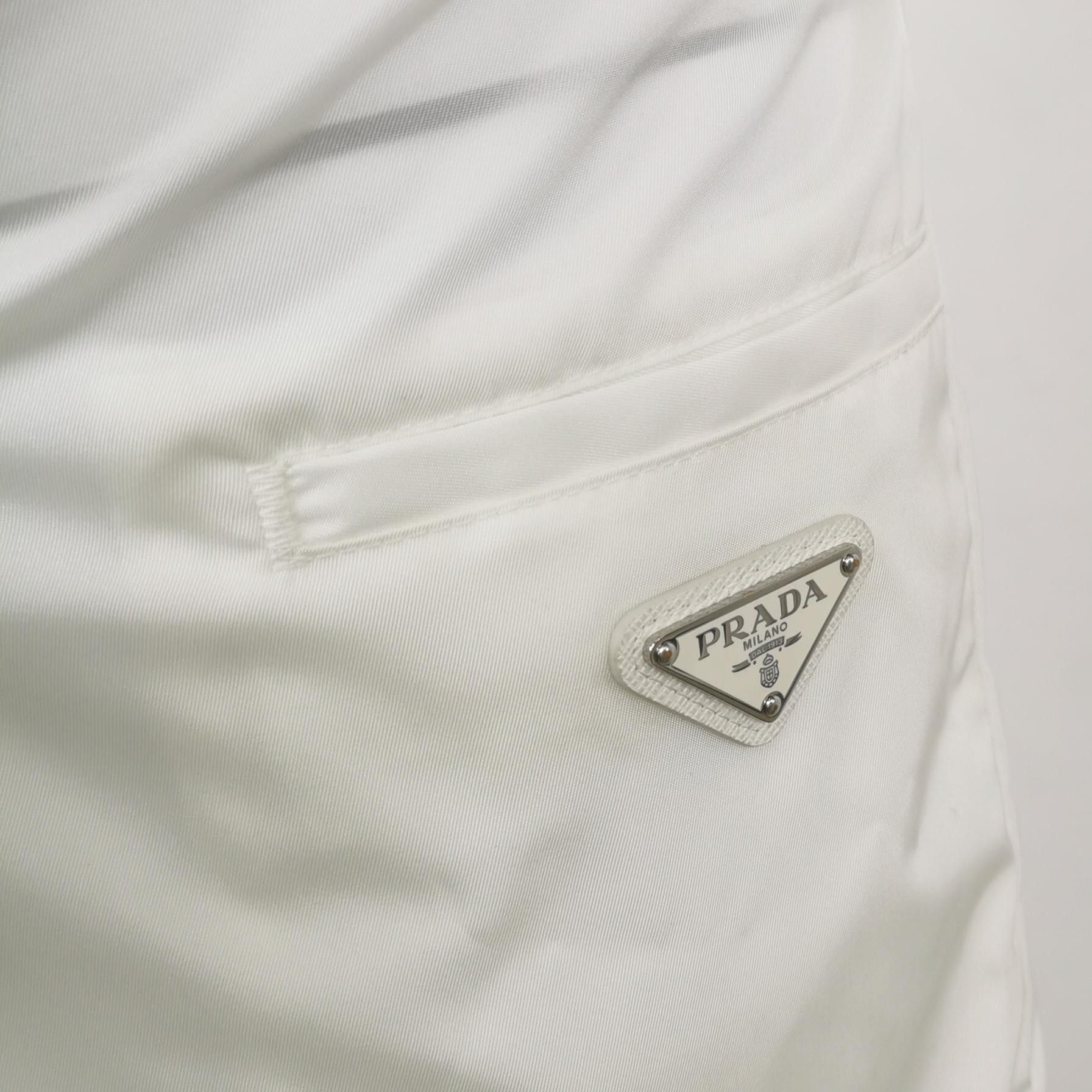 Prada Prada Blue Half-Zip Ribbed Long-Sleeve Top Size US 30 / EU 46 - 5 Thumbnail