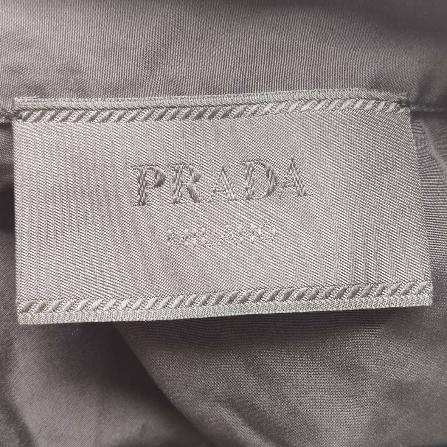 Prada Prada S Cotton Single-Breasted Lapel Shirt Size US M / EU 48-50 / 2 - 10 Thumbnail