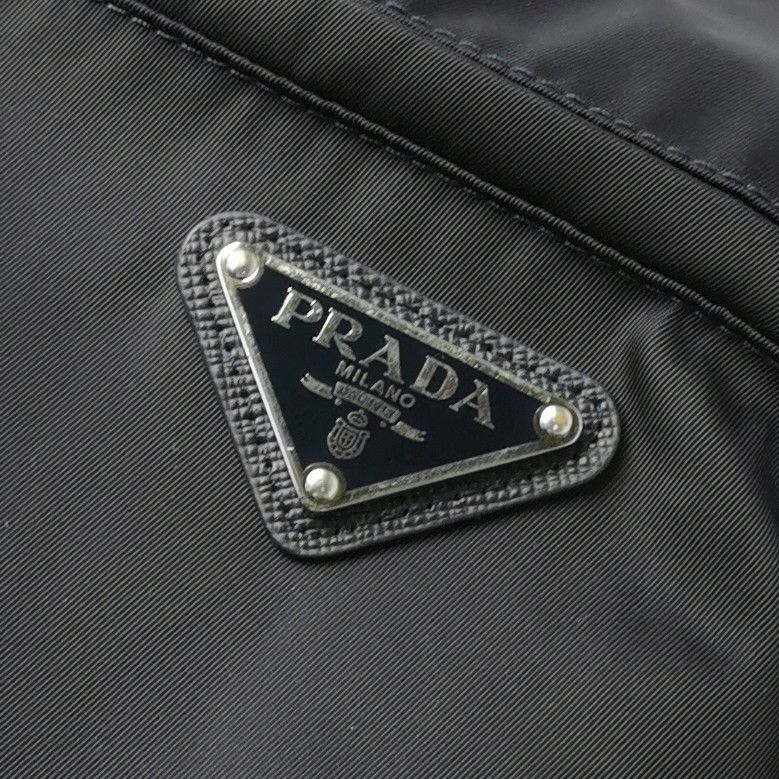 Prada Prada L Size Solid Cotton Logo Pants Size US 28 / EU 44 - 5 Thumbnail