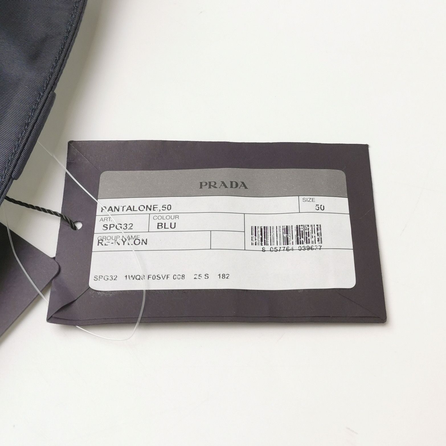 Prada Prada L Size Solid Cotton Logo Pants Size US 28 / EU 44 - 10 Thumbnail