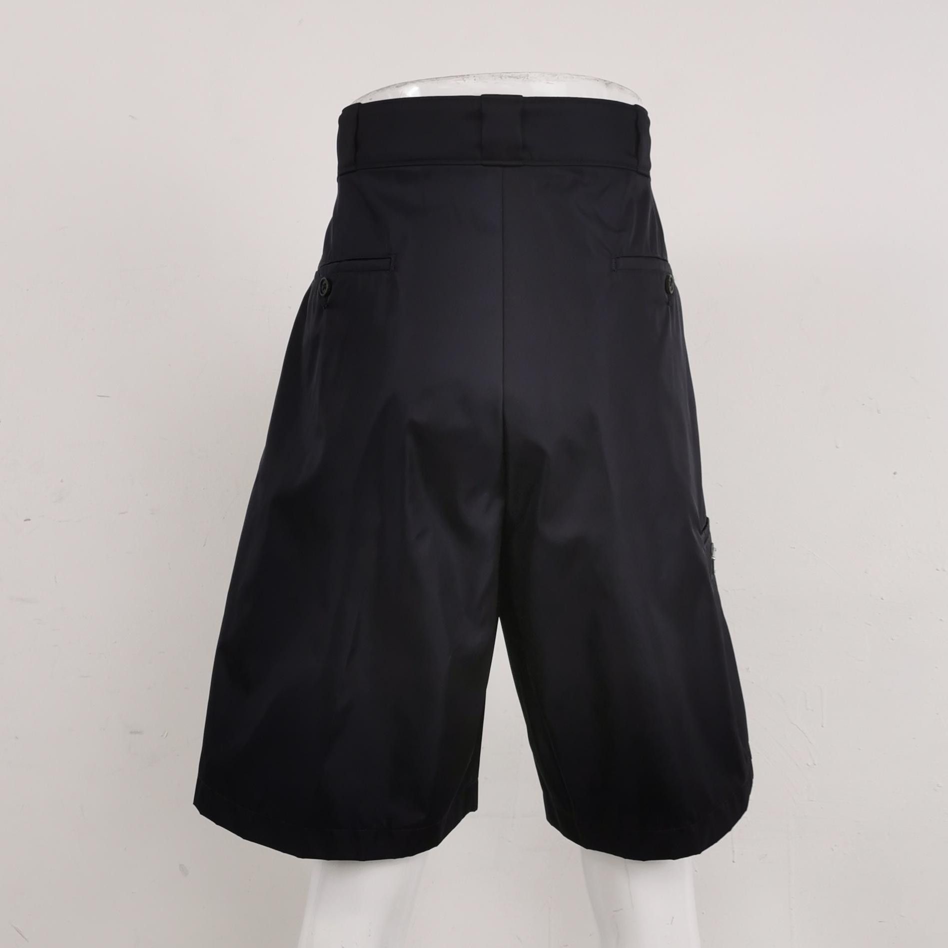 Prada Prada L Size Solid Cotton Logo Pants Size US 28 / EU 44 - 4 Thumbnail