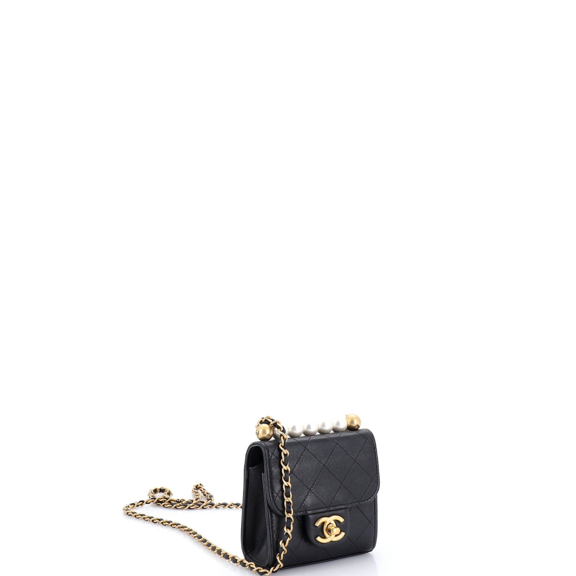 Chanel Chic Pearls Flap Clutch with Chain Size ONE SIZE - 2 Thumbnail