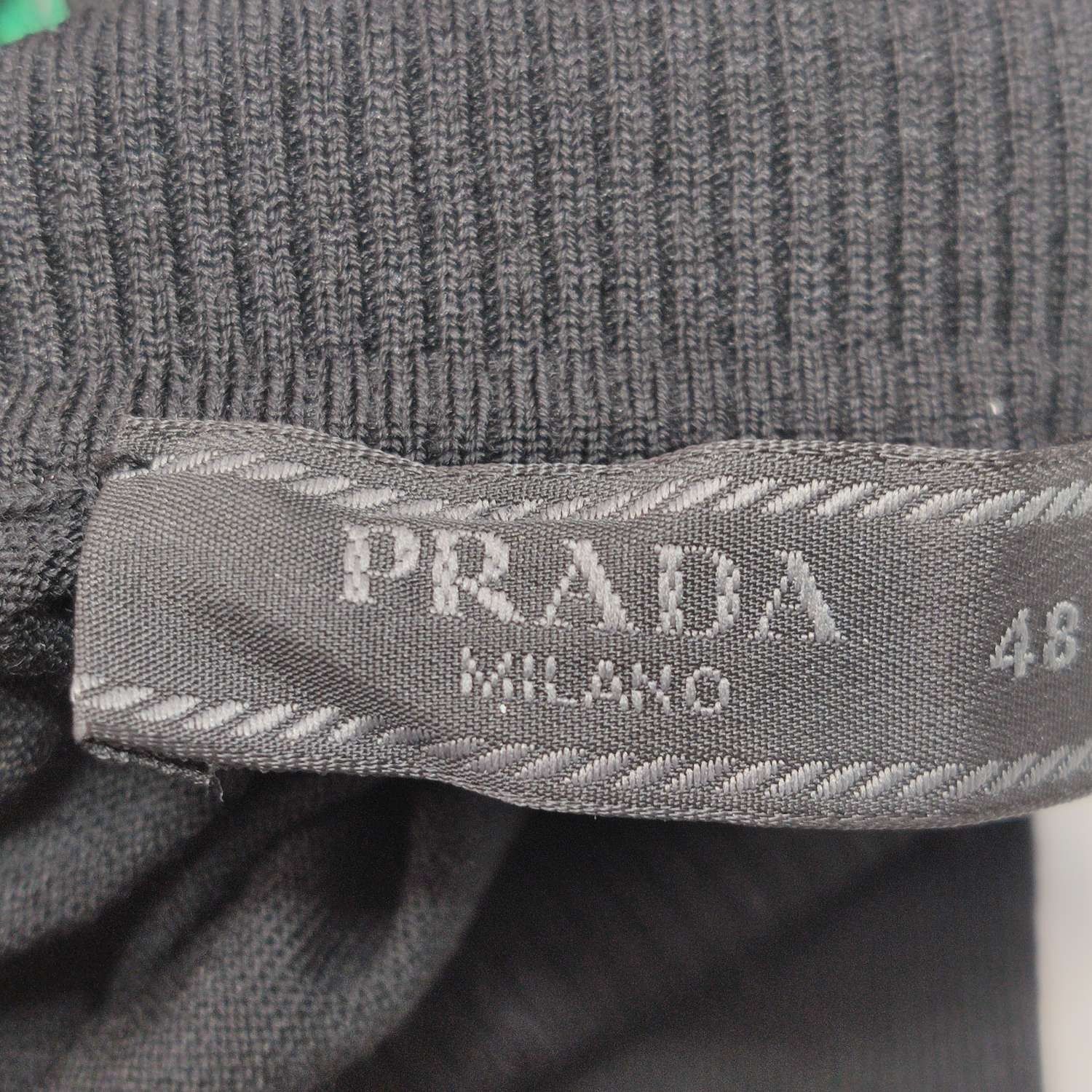 Prada Prada Color-Block Logo Turtleneck Wool Sweater Size US M / EU 48-50 / 2 - 9 Thumbnail
