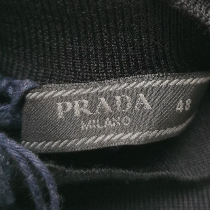 Prada Prada Wool Triangle Logo Turtleneck Knit Size US M / EU 48-50 / 2 - 11 Thumbnail