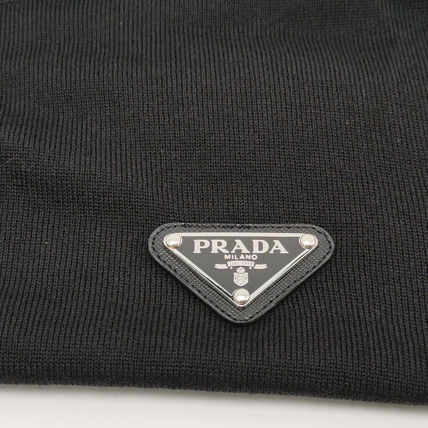 Prada Prada Wool Triangle Logo Turtleneck Knit Size US M / EU 48-50 / 2 - 6 Thumbnail