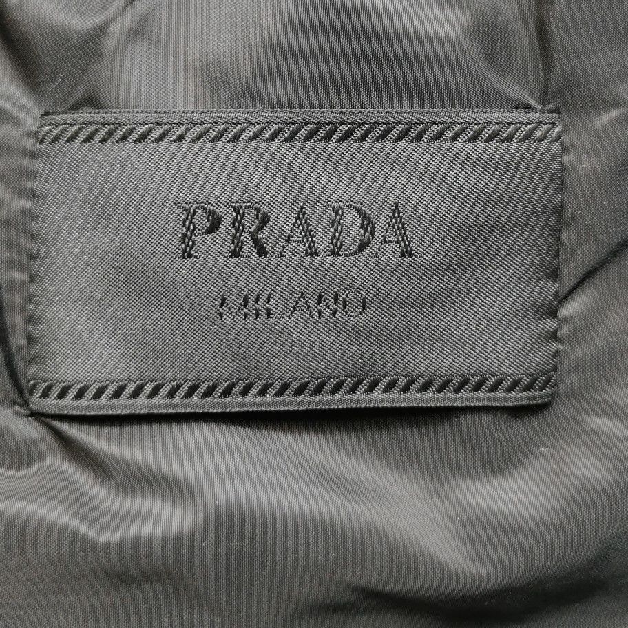 Prada Prada Wool V-Neck Triangle Logo Knit Sweater Size US S / EU 44-46 / 1 - 14 Thumbnail