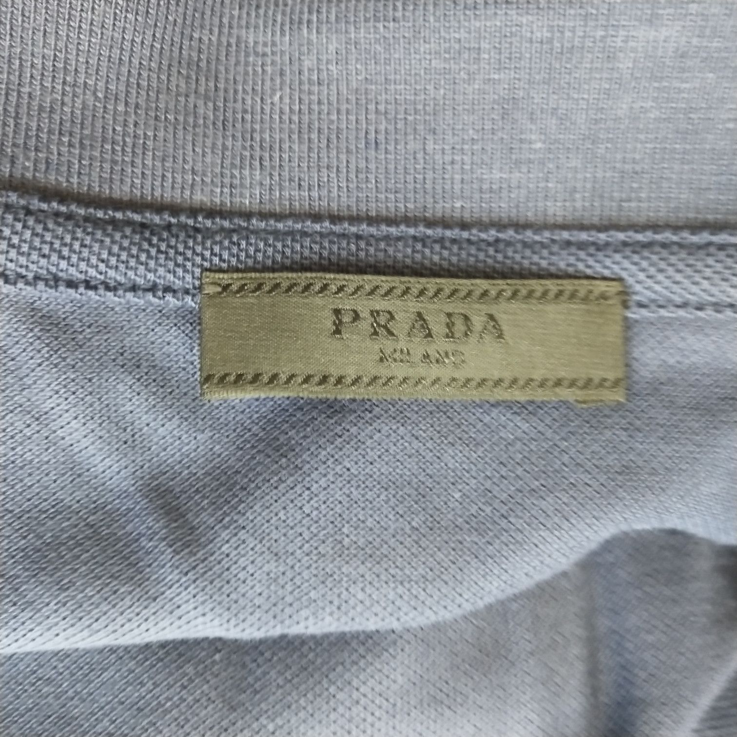 Prada Prada M Cotton Navy Red Accent Polo T-Shirt Size US XL / EU 56 / 4 - 12 Thumbnail