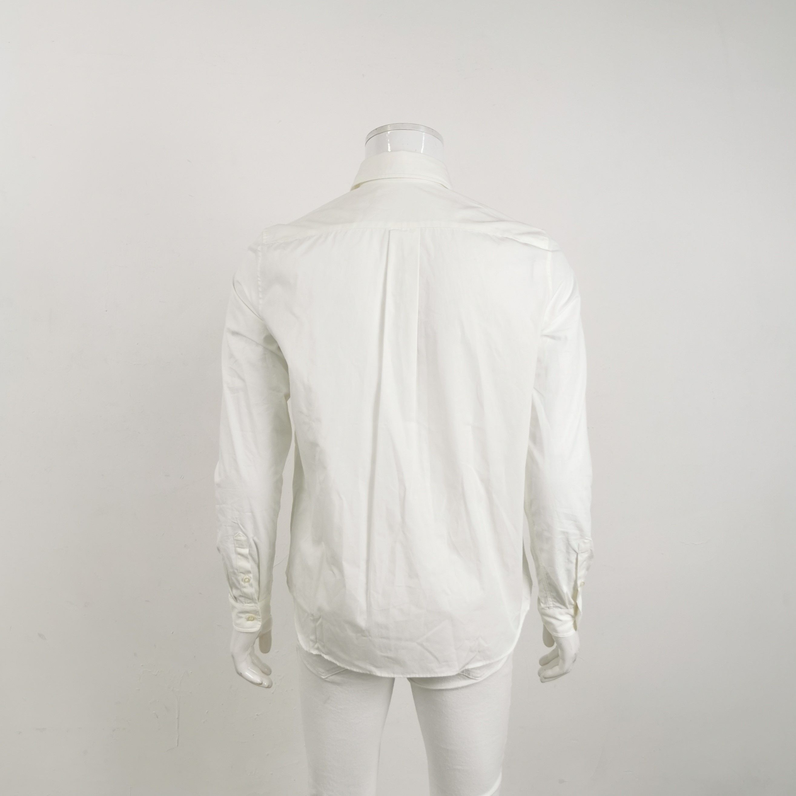 Miu Miu Miu Miu Cotton Logo Long-Sleeve Shirt Size US S / EU 44-46 / 1 - 3 Thumbnail
