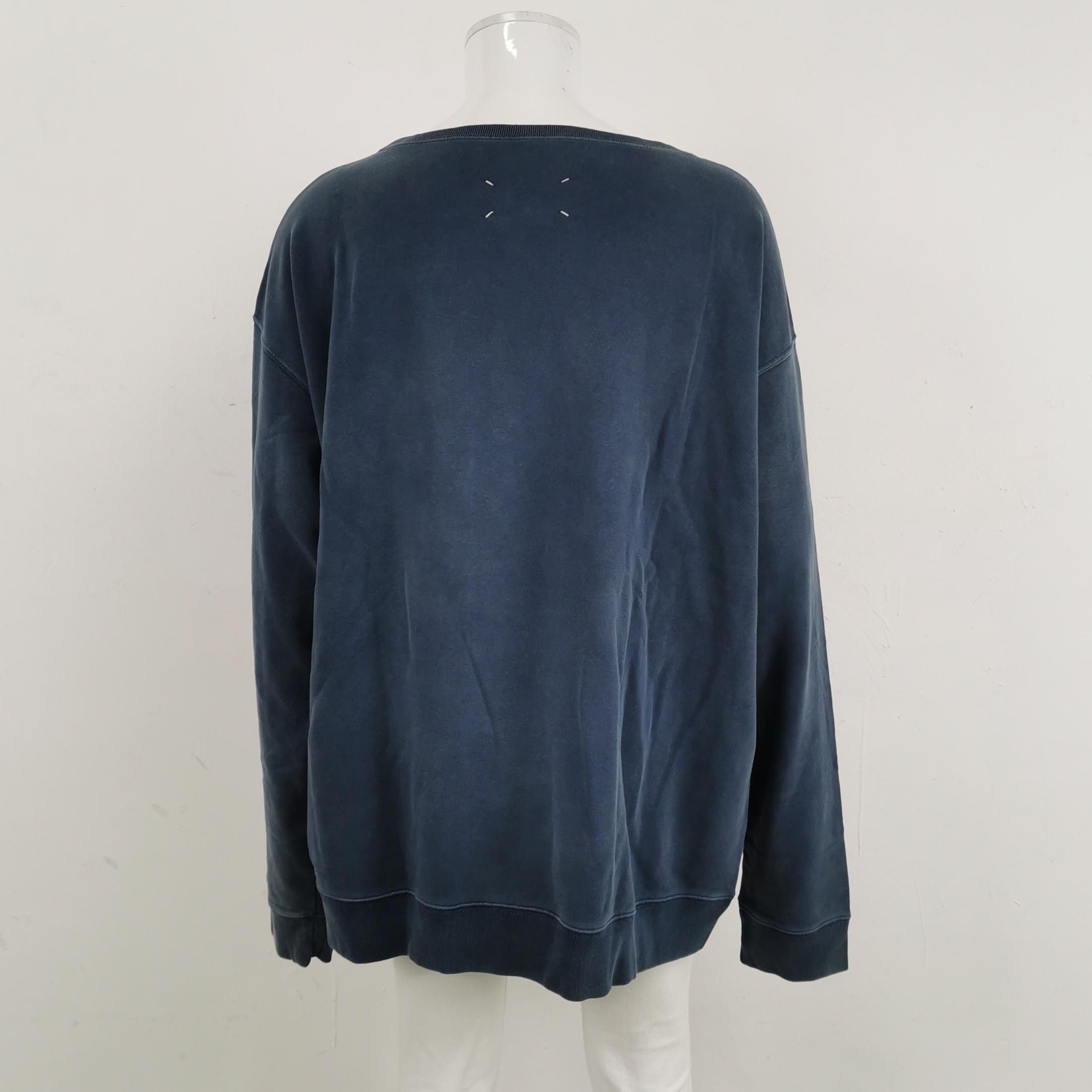 Maison Margiela Maison Margiela Cotton Logo Crewneck Sweatshirt XL Size US XL / EU 56 / 4 - 3 Thumbnail