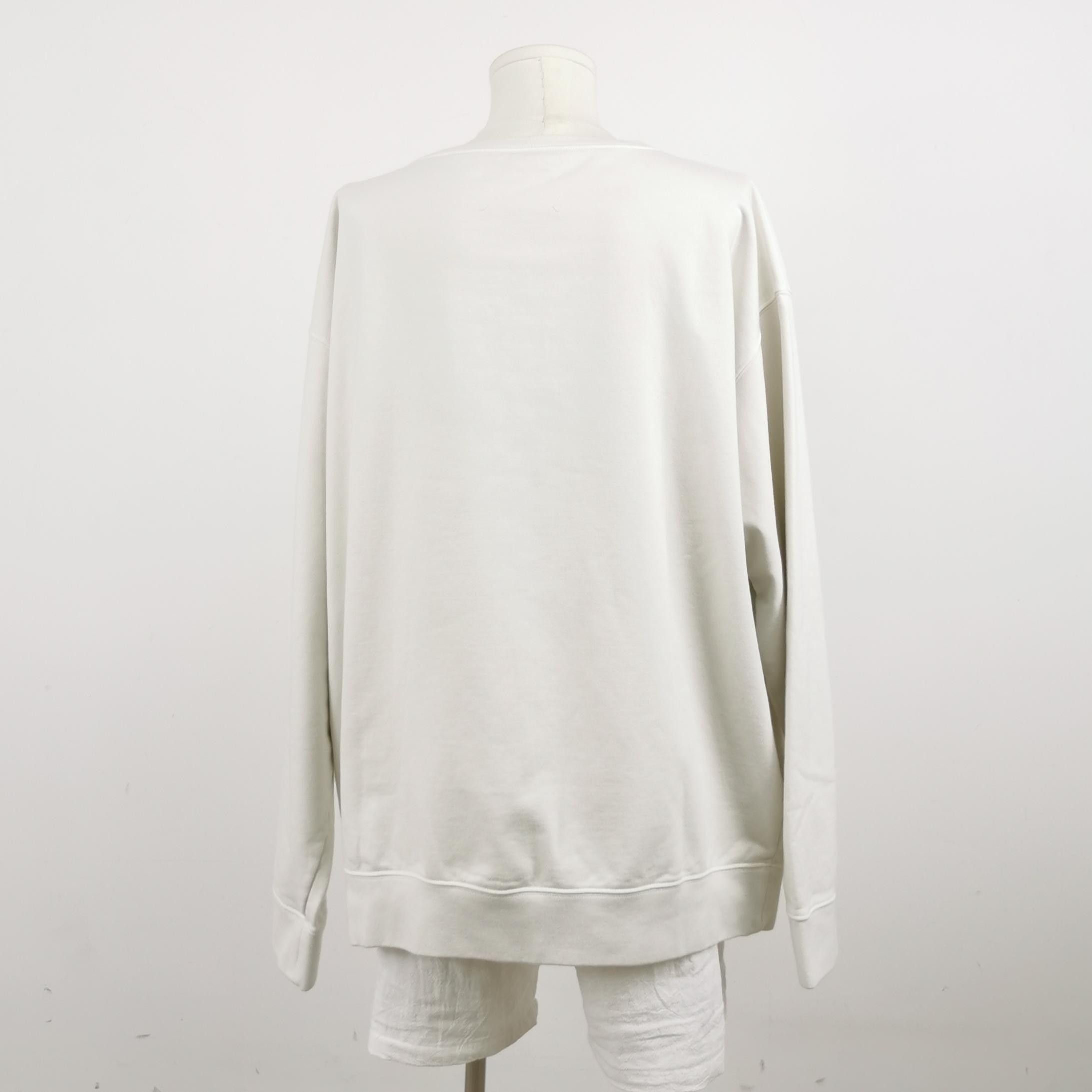 Maison Margiela Maison Margiela Cotton Logo Embroidered Crewneck Sweatshirt L Size US L / EU 52-54 / 3 - 5 Thumbnail