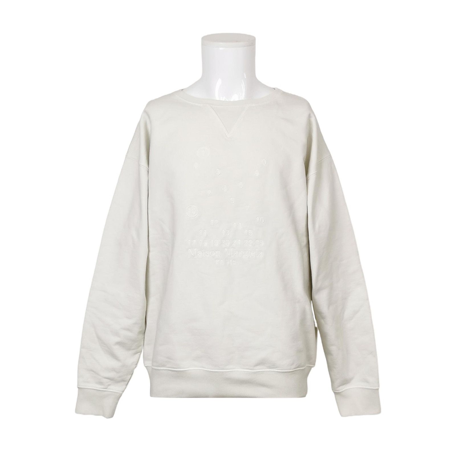 Maison Margiela Maison Margiela L Cotton Crewneck Long-Sleeve Sweatshirt Size US S / EU 44-46 / 1 - 18 Thumbnail