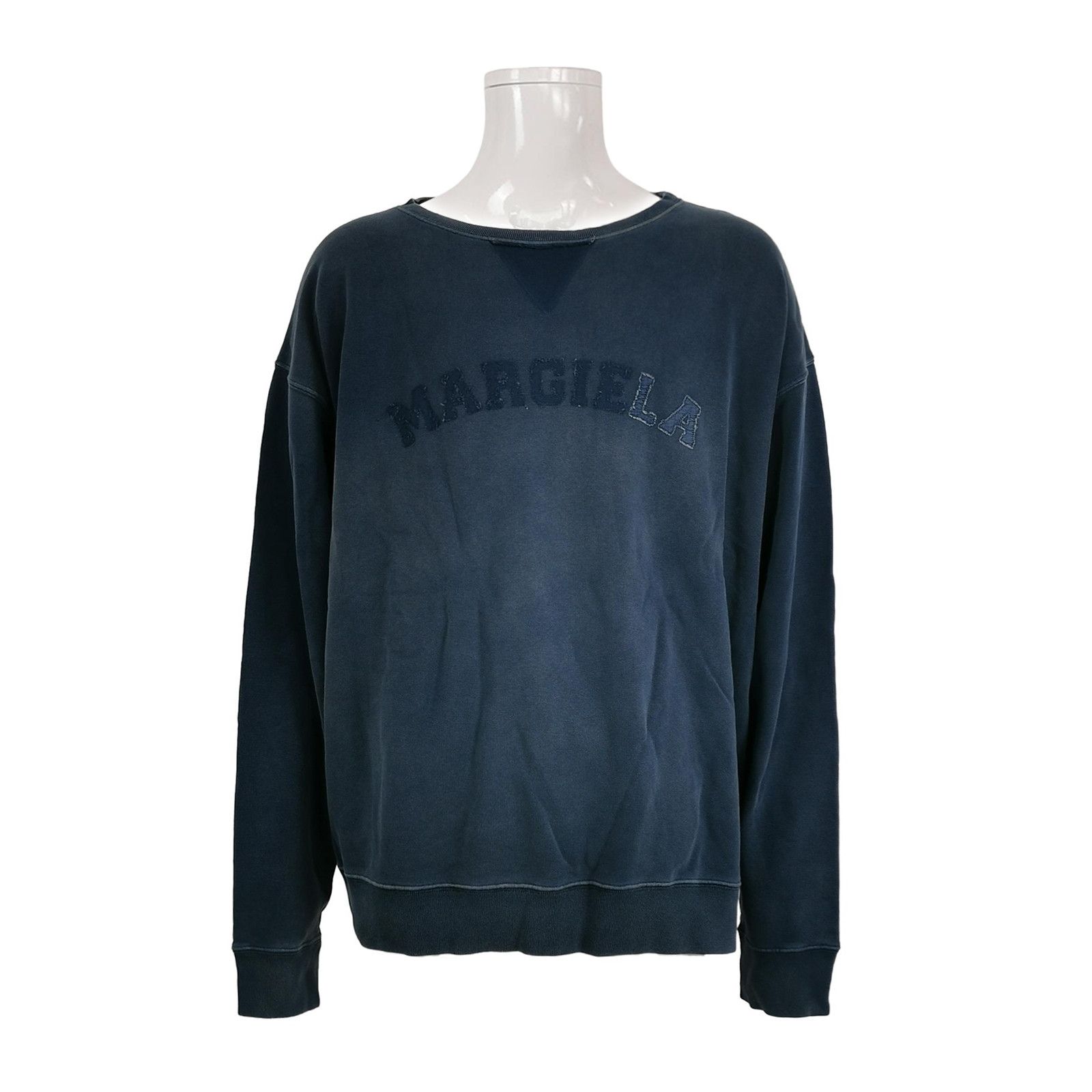 Maison Margiela Margiela Blue Logo Print Sweatshirt Size US M / EU 48-50 / 2 - 18 Thumbnail