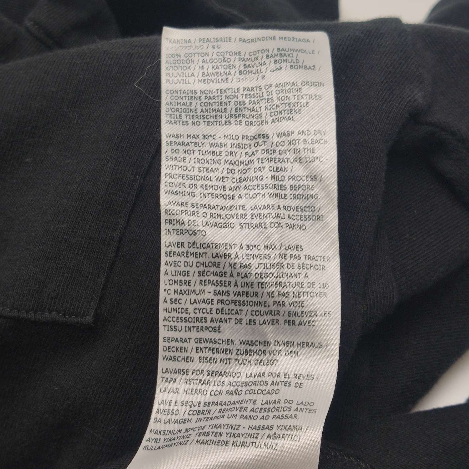 Maison Margiela Maison Margiela XS Cotton Button Collar Short-Sleeve T-Shirt Size US XS / EU 42 / 0 - 15 Thumbnail